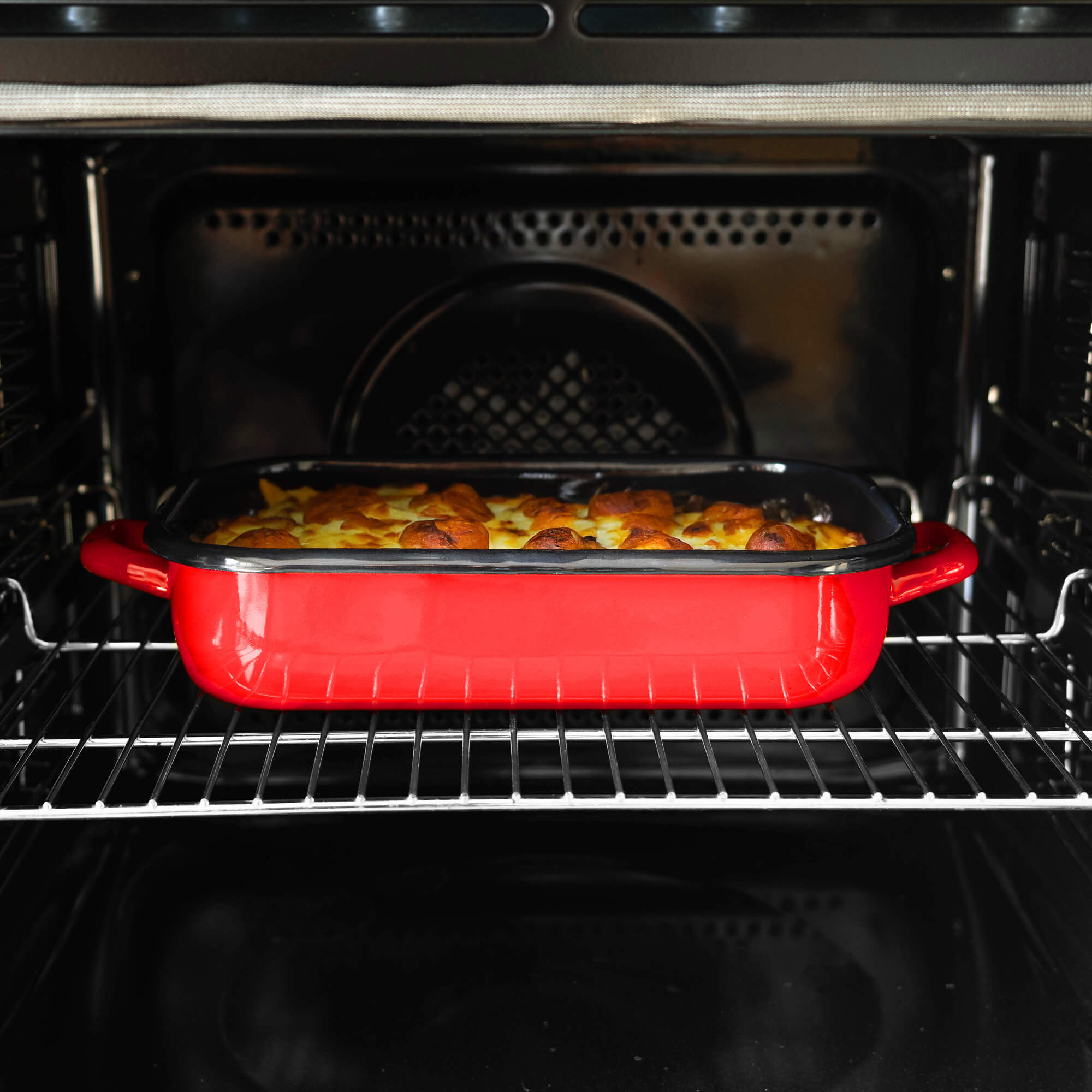 Brytfanna emaliowana Beleo 3.4L czerwona