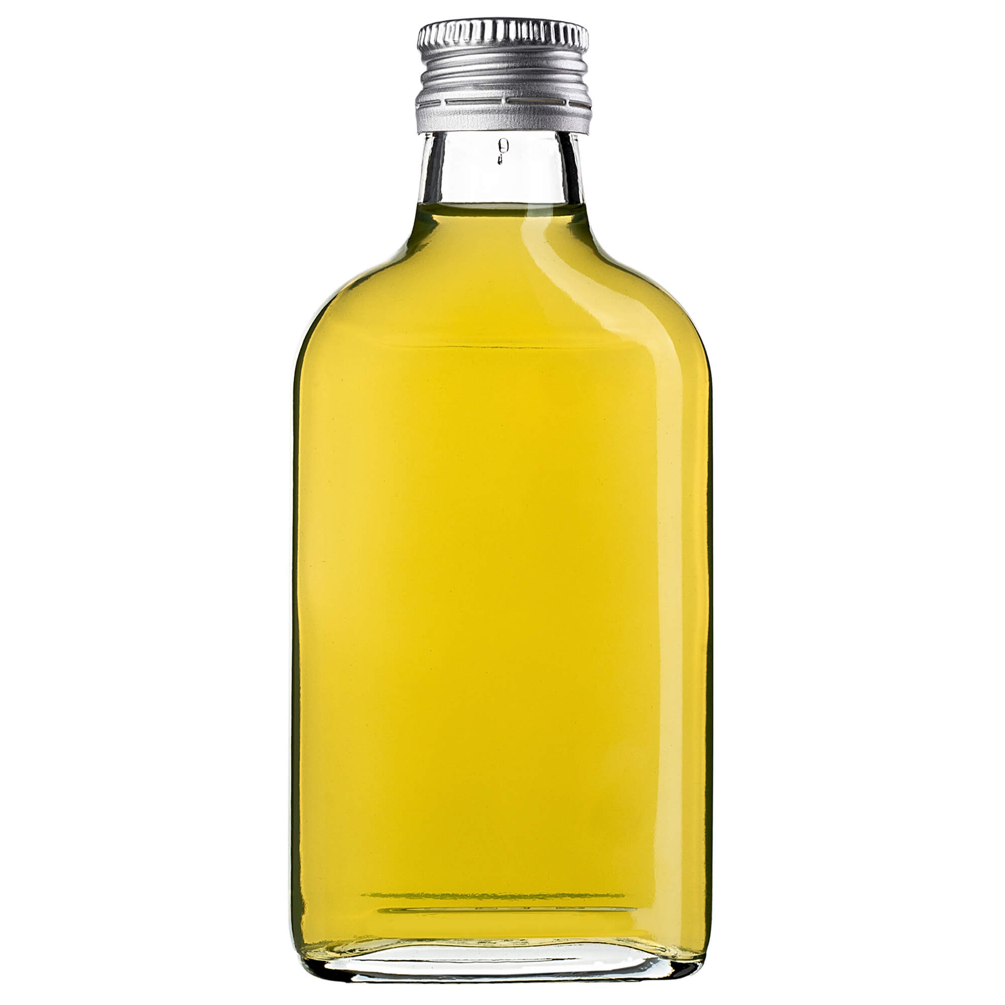 Butelka piersiówka Viane 200ml z srebrną zakrętką 50 szt.