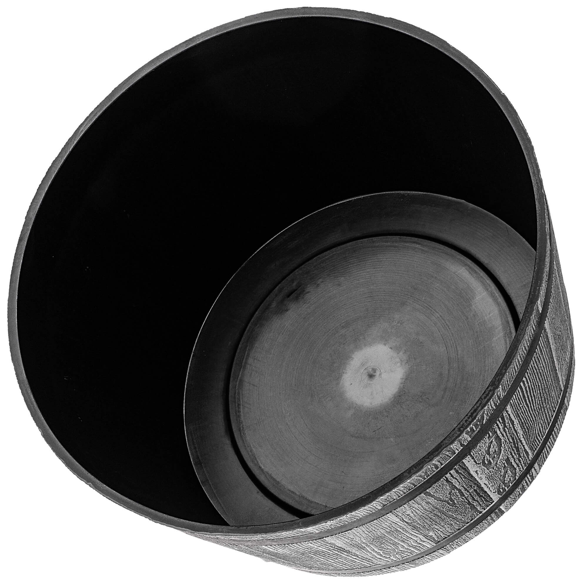 Donica na kwiaty Sori 40 cm, ciemny szary