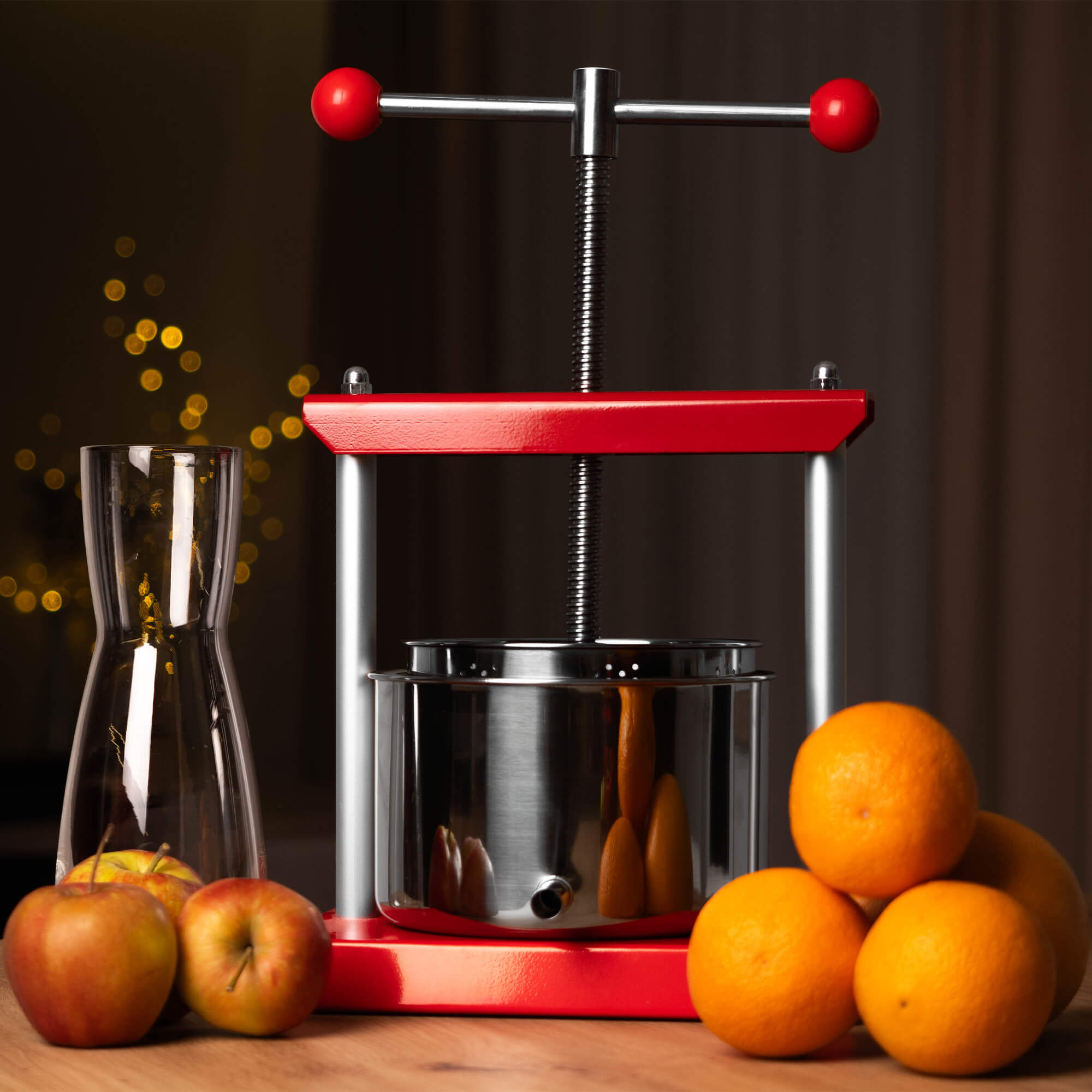 Wyciskarka do owoców Silba, stalowa, 6L
