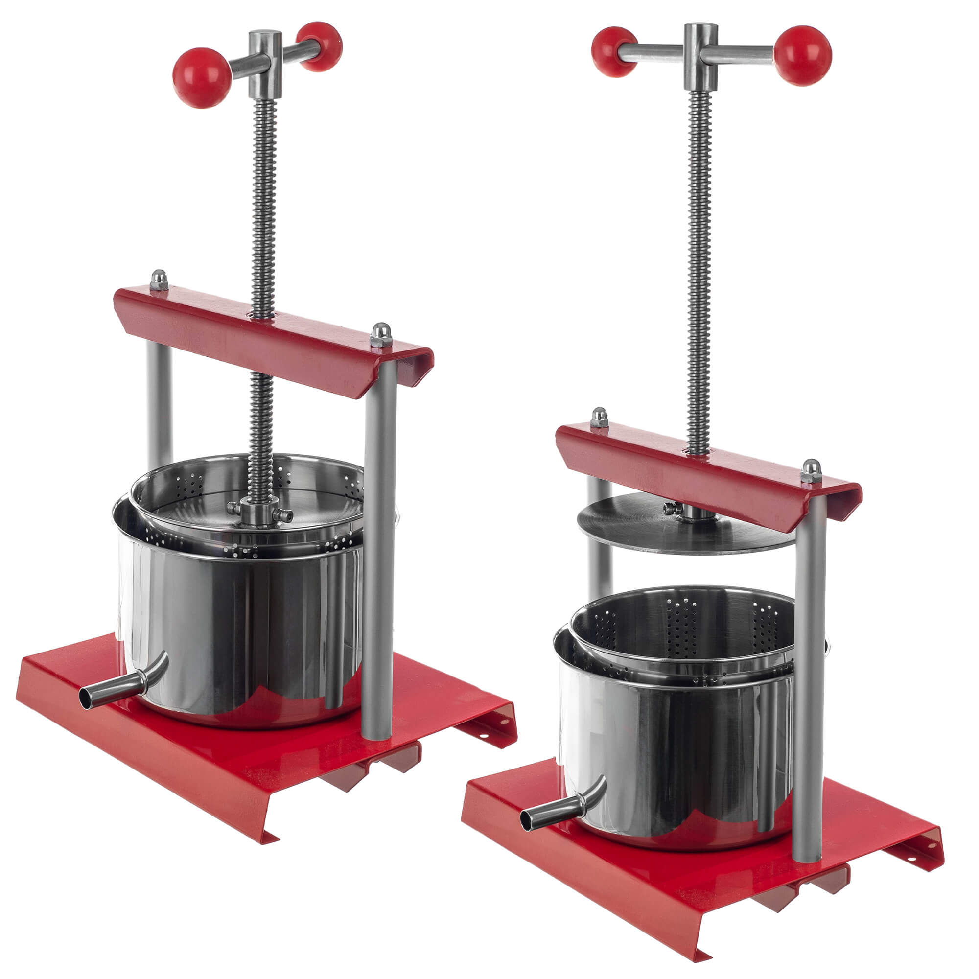 Wyciskarka do owoców Silba, stalowa, 6L