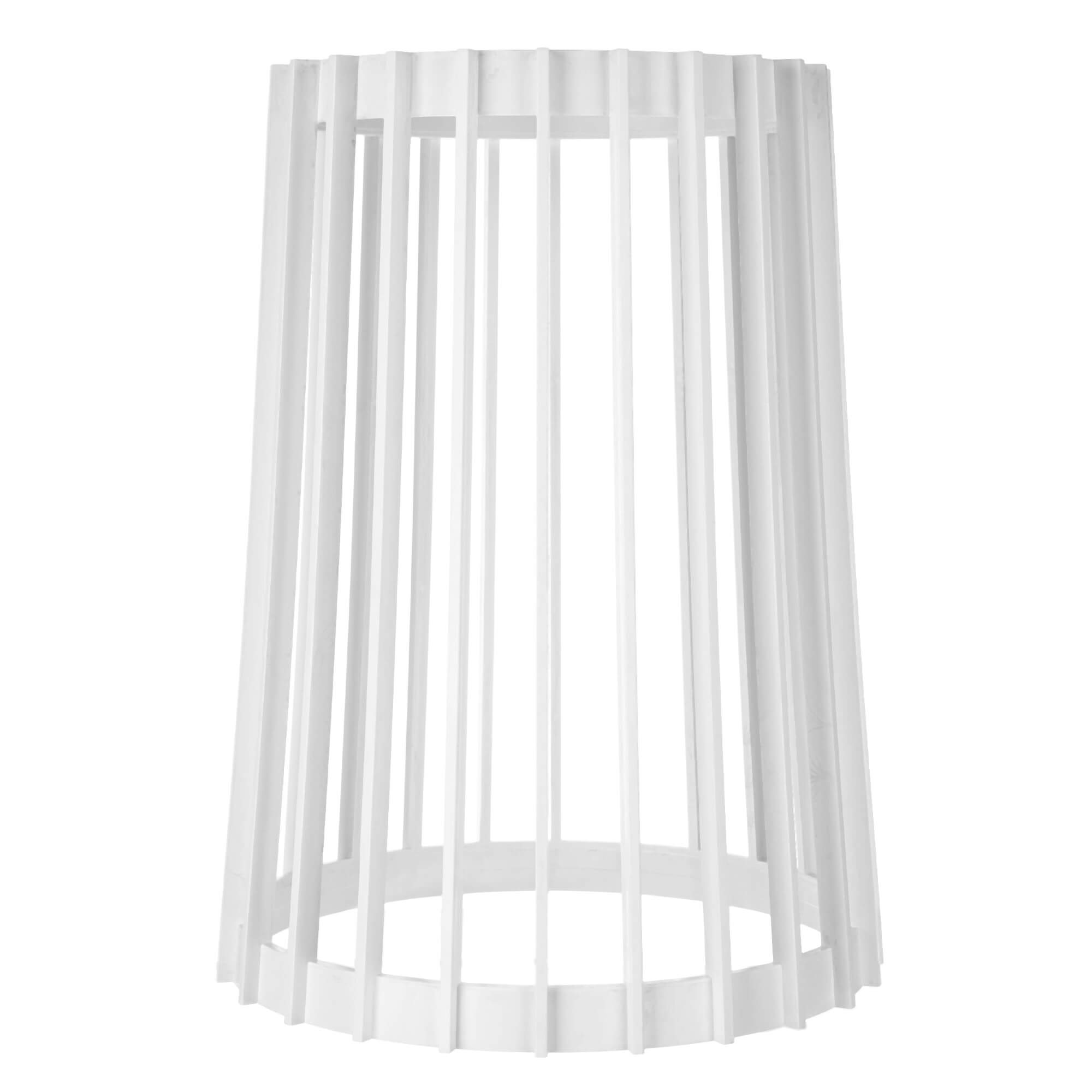 Kwietnik dwustronny Aytre 54 cm biały