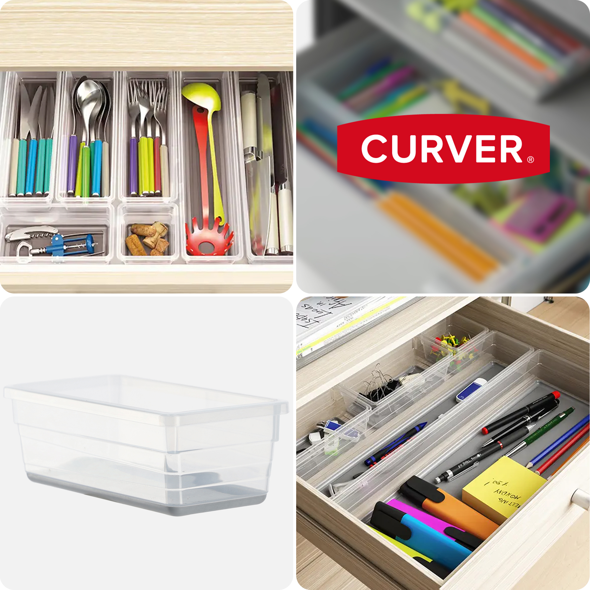 Organizer do szuflady Curver Sistemo 15 x 7.5 cm