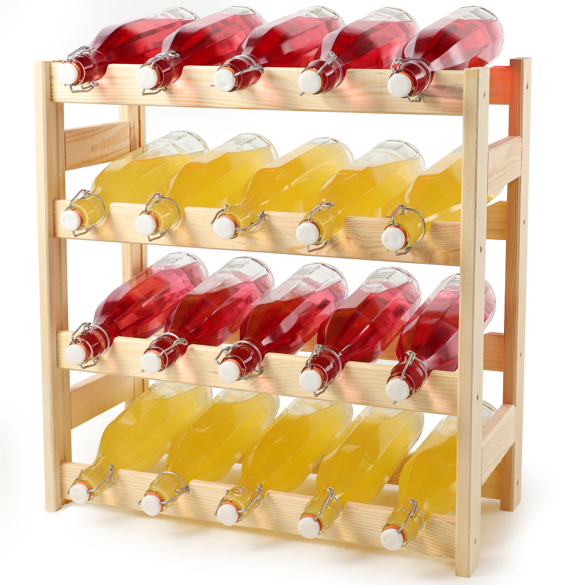 Drewniany regał na wino Carpi 54 x 25 cm