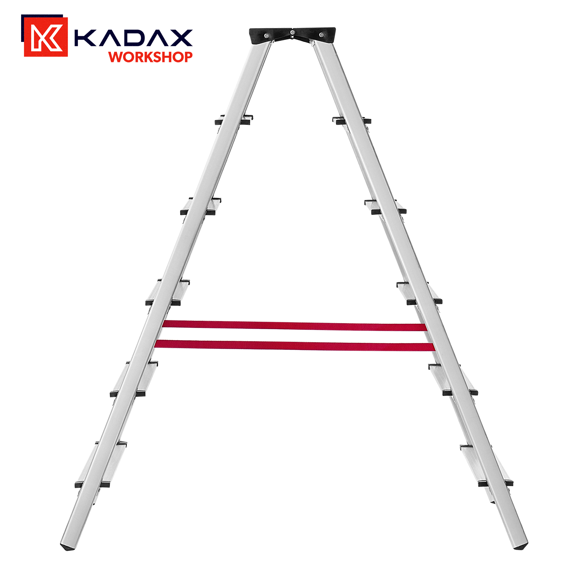 Drabina aluminiowa dwustronna Telti 6 stopni