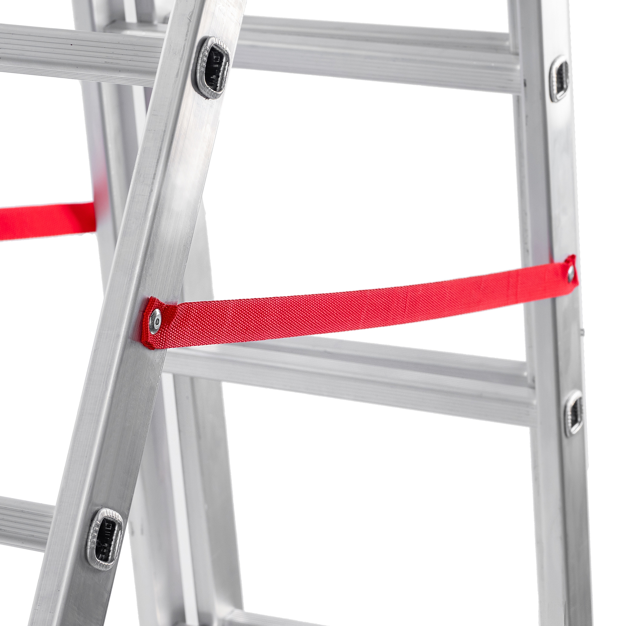 Drabina aluminiowa Snarum trzyelementowa 150 kg 6 stopniowa