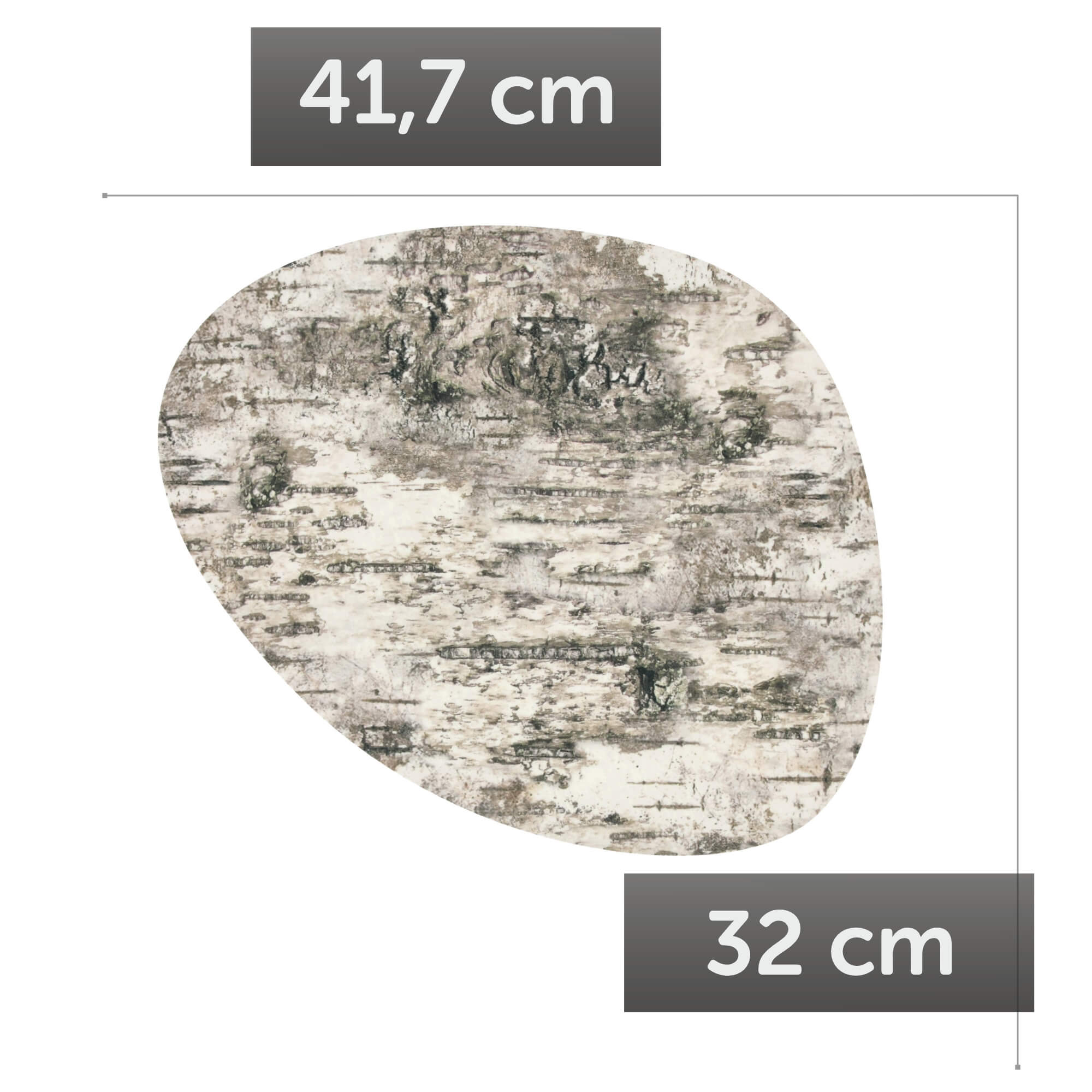 Podkładka na stół 41 x 32 cm, brzoza