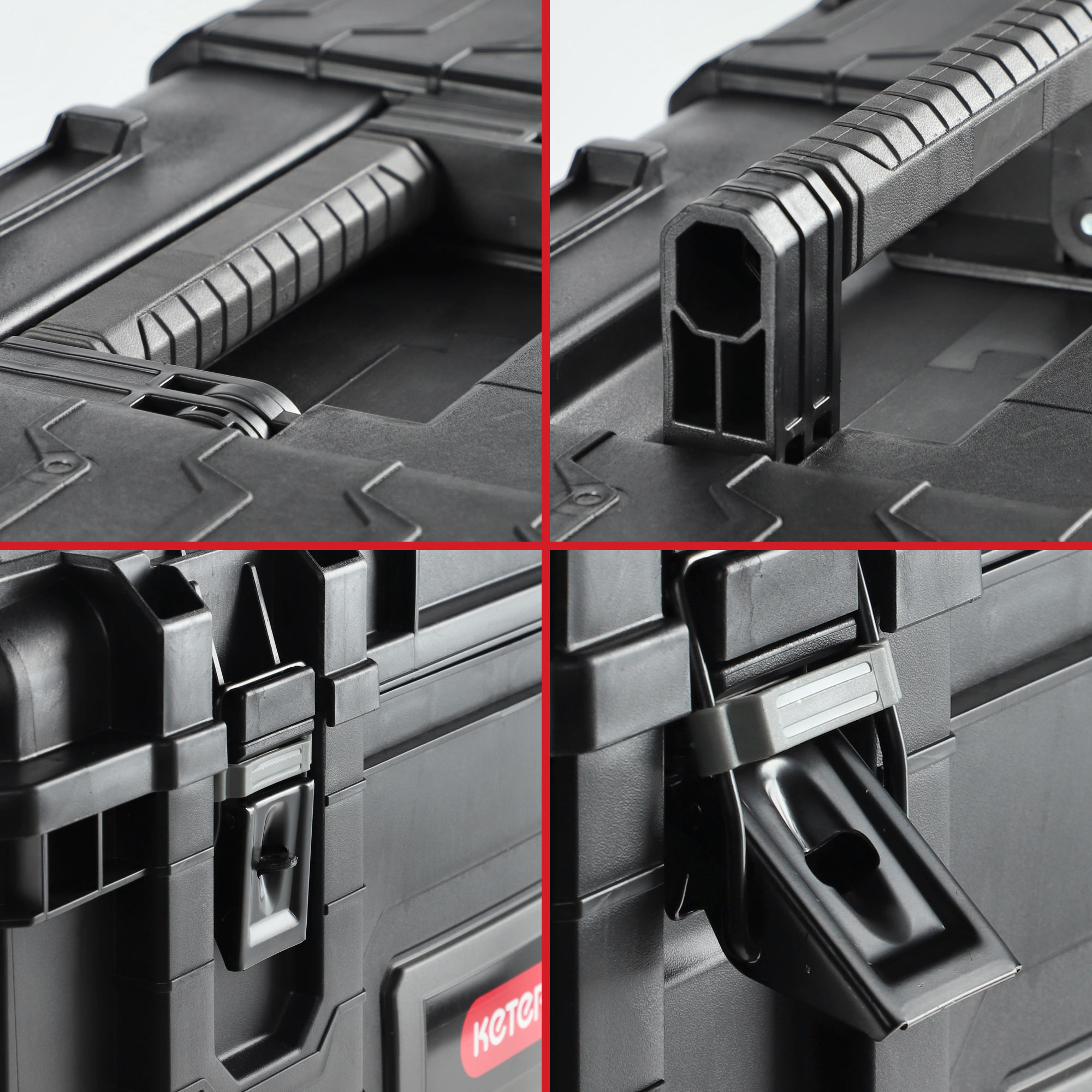 Skrzynka narzędziowa na kółkach Keter Gear czarna