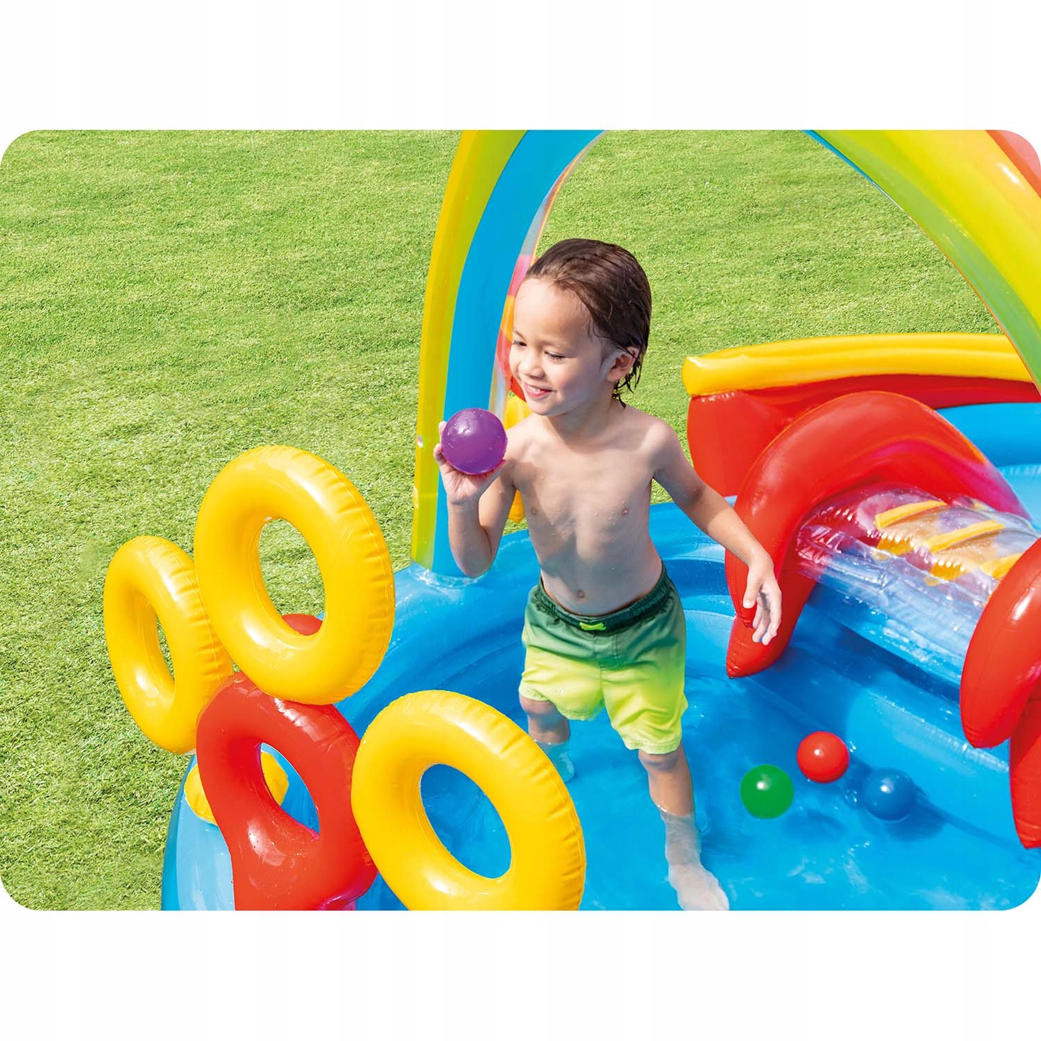 Dmuchany plac zabaw tęcza Intex 57453