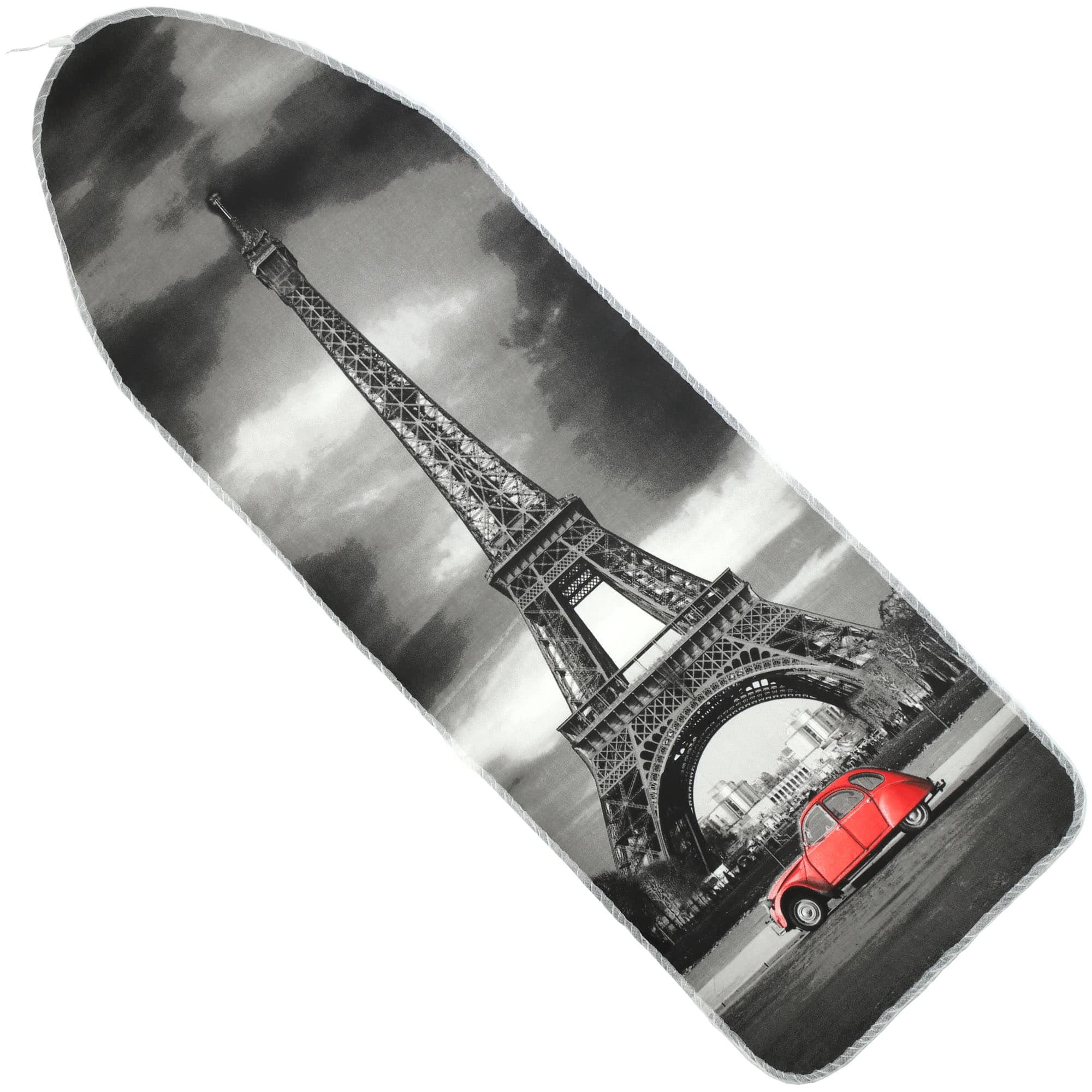 Pokrowiec na deskę do prasowania naciągany Saclay 148x52cm Wieża Eiffla