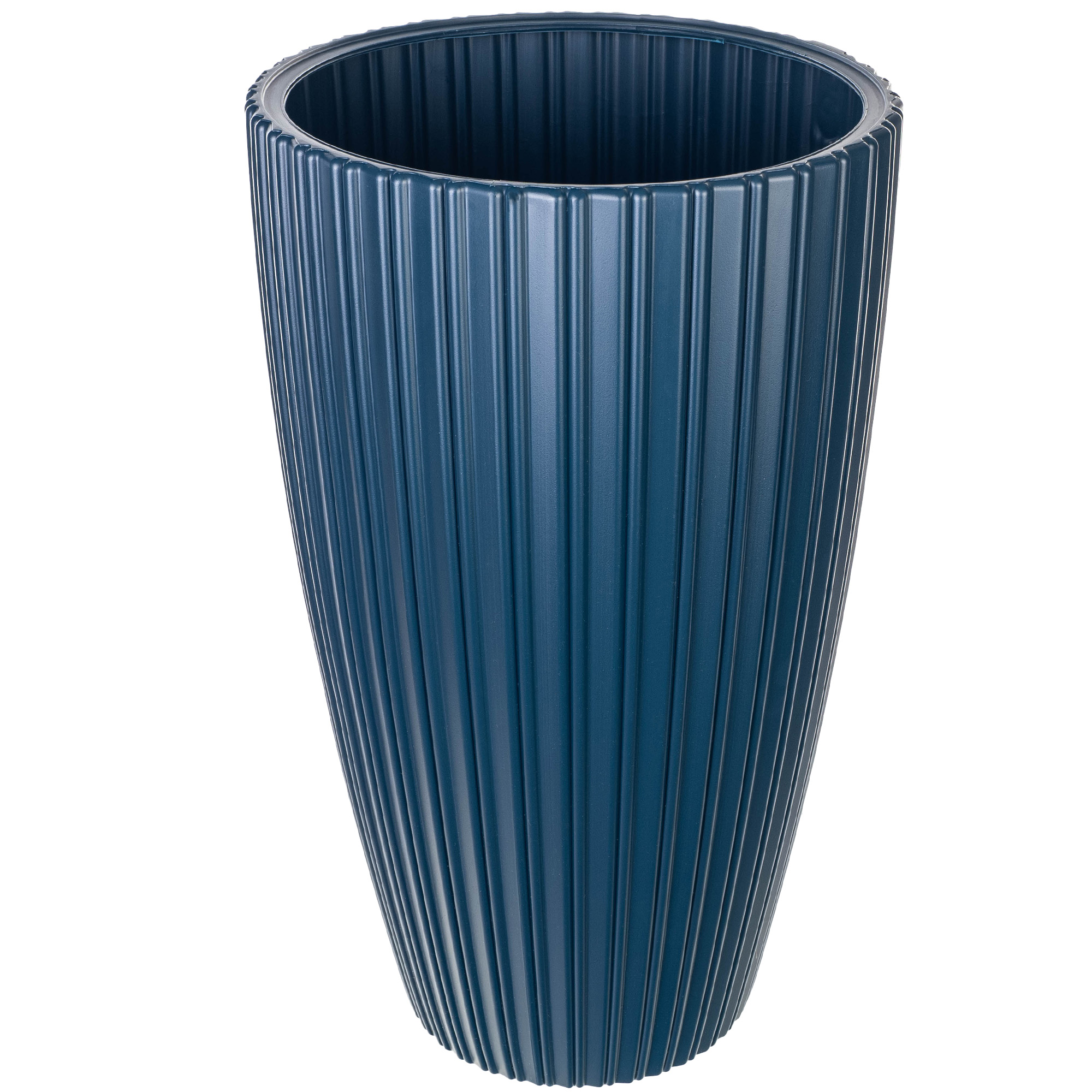 Doniczka z wkładem Lavoye 30cm granatowy