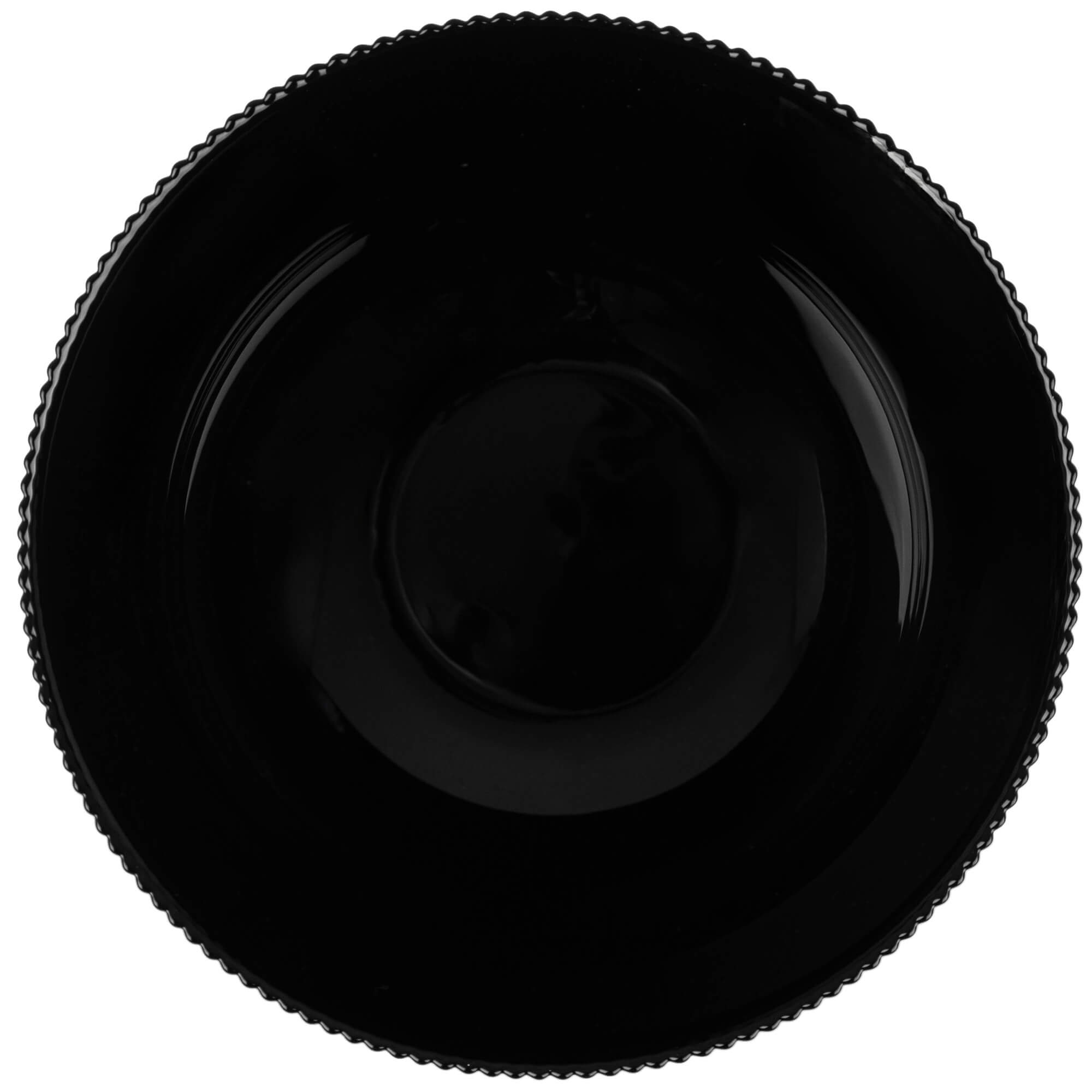 Salaterka szklana Regno 15.2 cm czarna 1 szt.