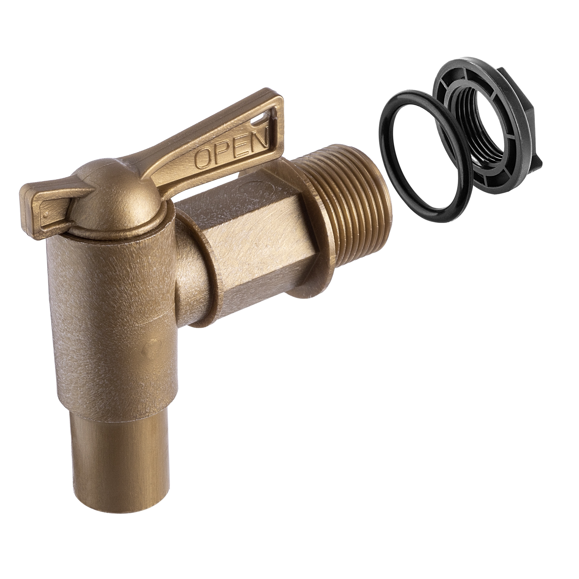 Kranik do zbiornika na deszczówkę Zonea złoty