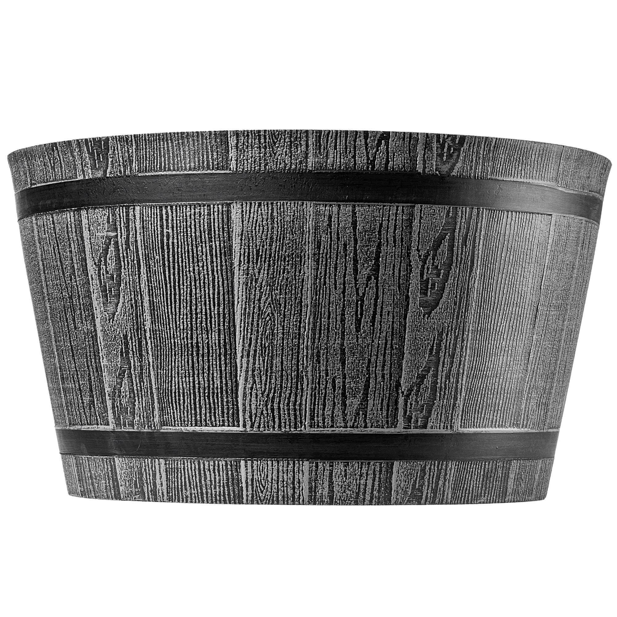 Donica na kwiaty Sori 40 cm, ciemny szary