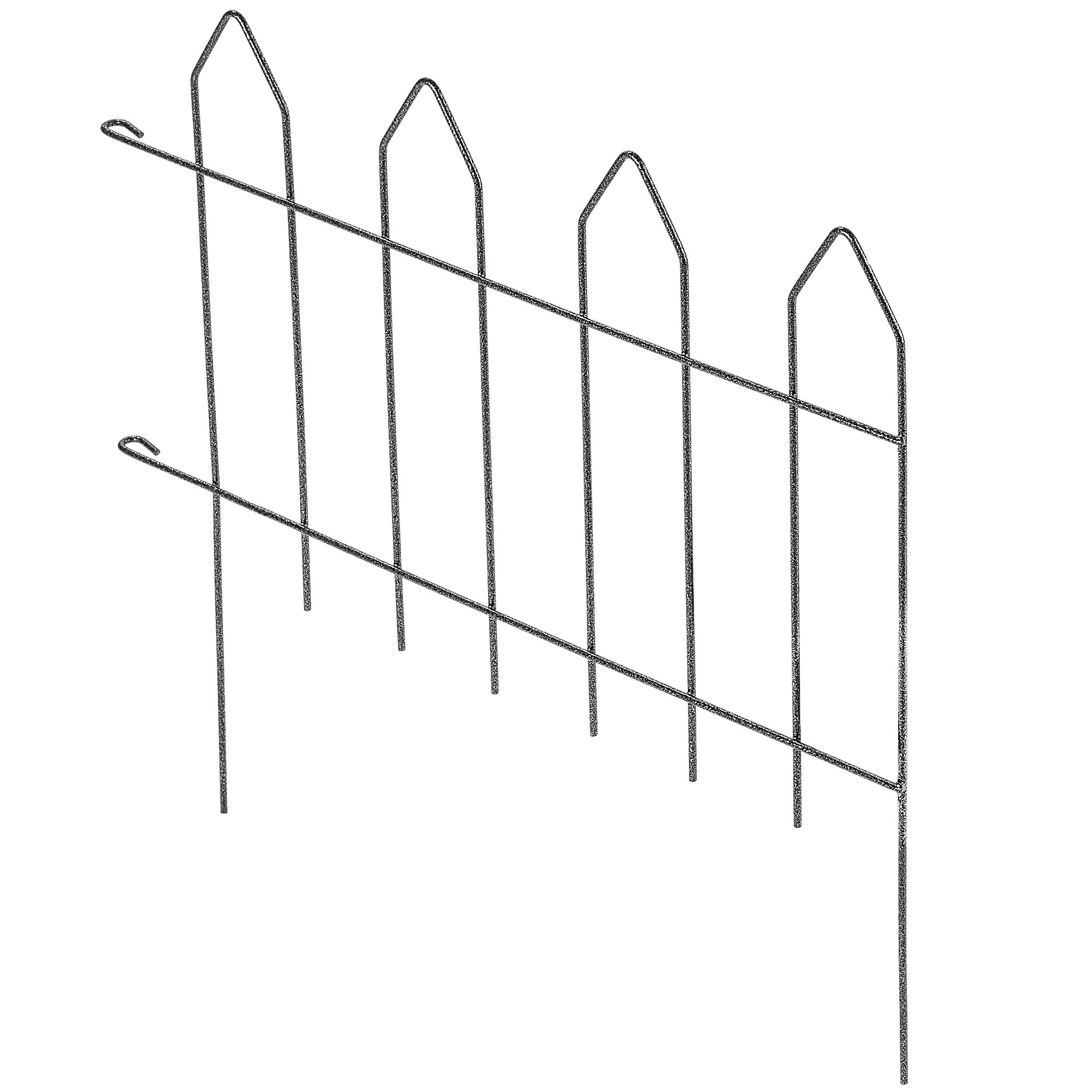 Płotek ogrodowy stalowy Linz 51cm