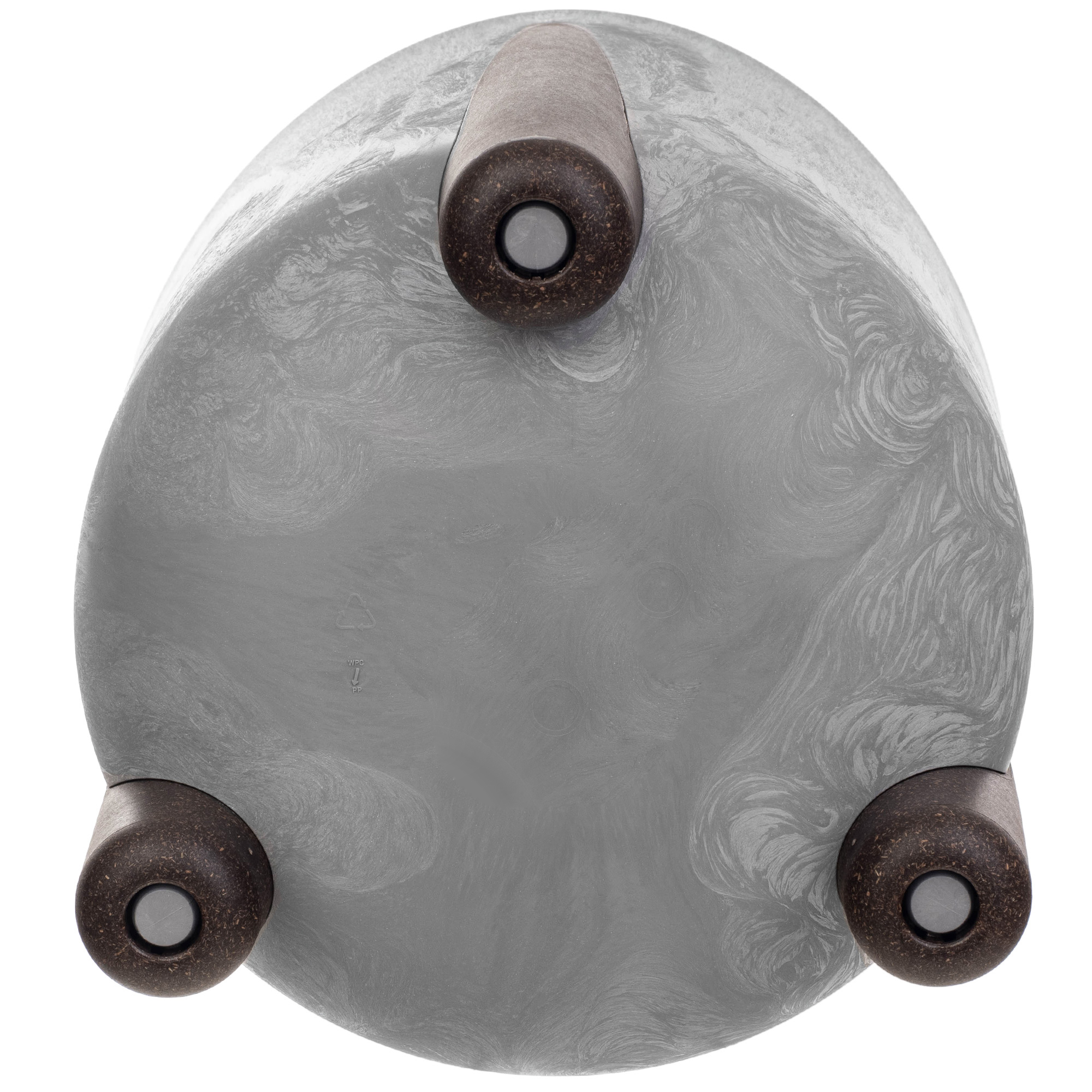 Doniczka osłonka Nauze 21cm szary beton