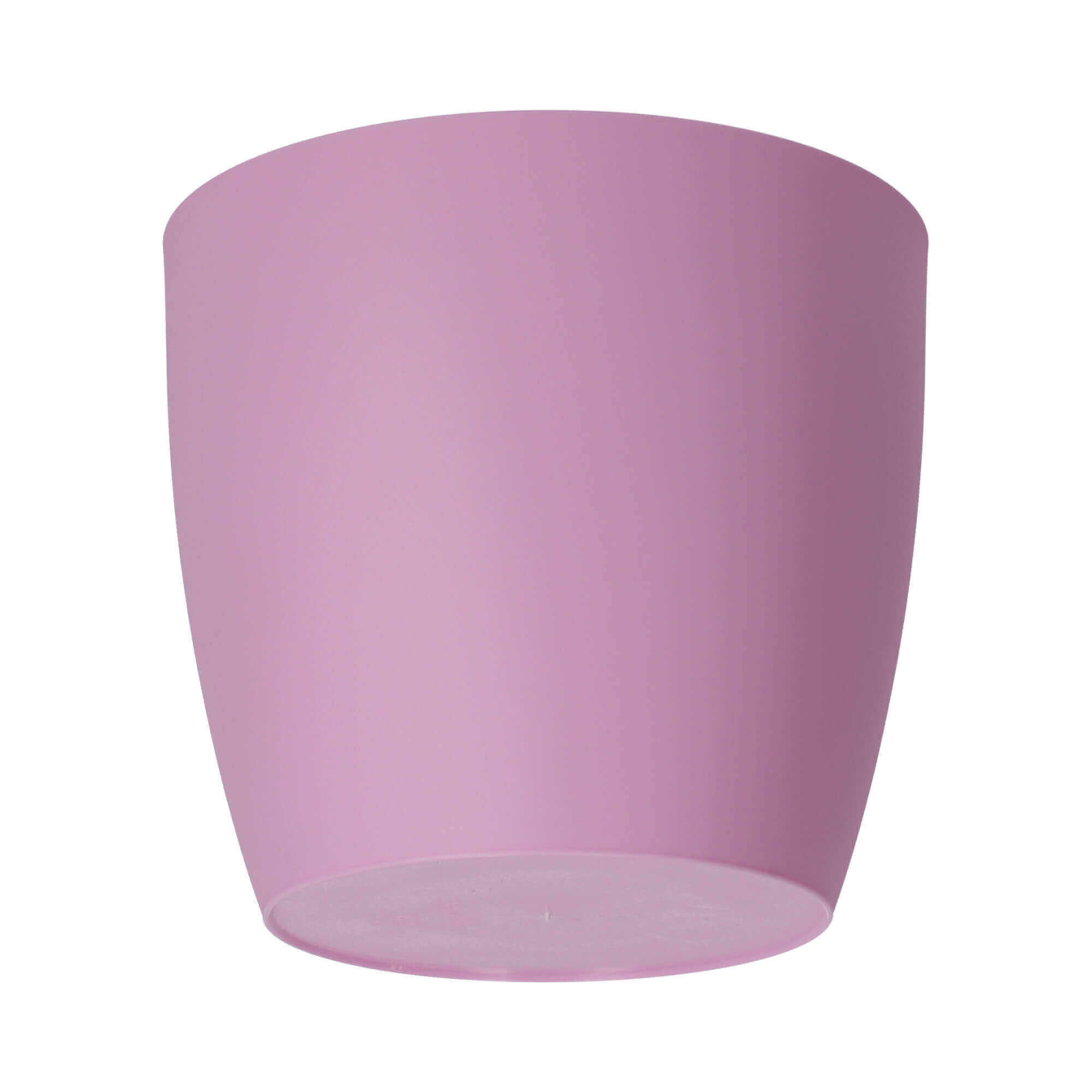 Doniczka Agen z podstawką 20 cm, matowa różowa