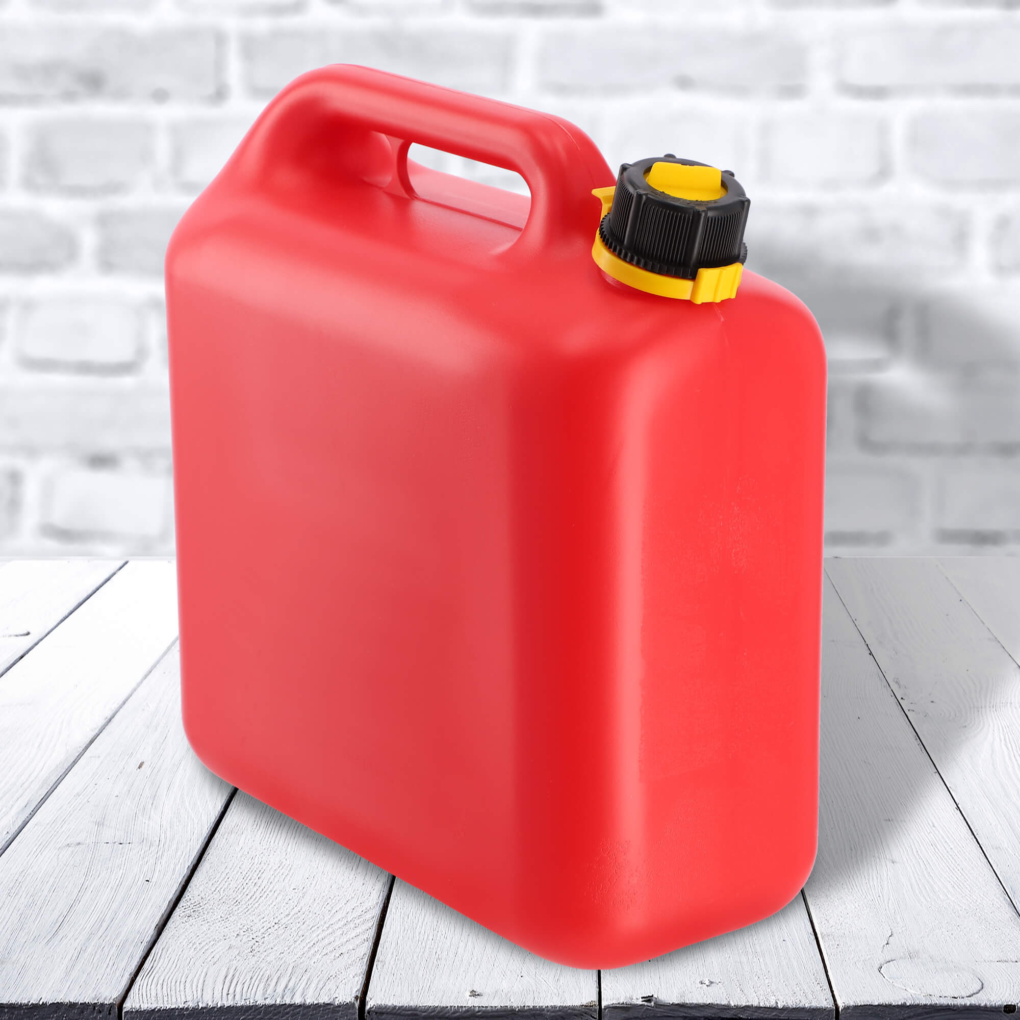 Kanister na paliwo + lejek 12L, czerwony