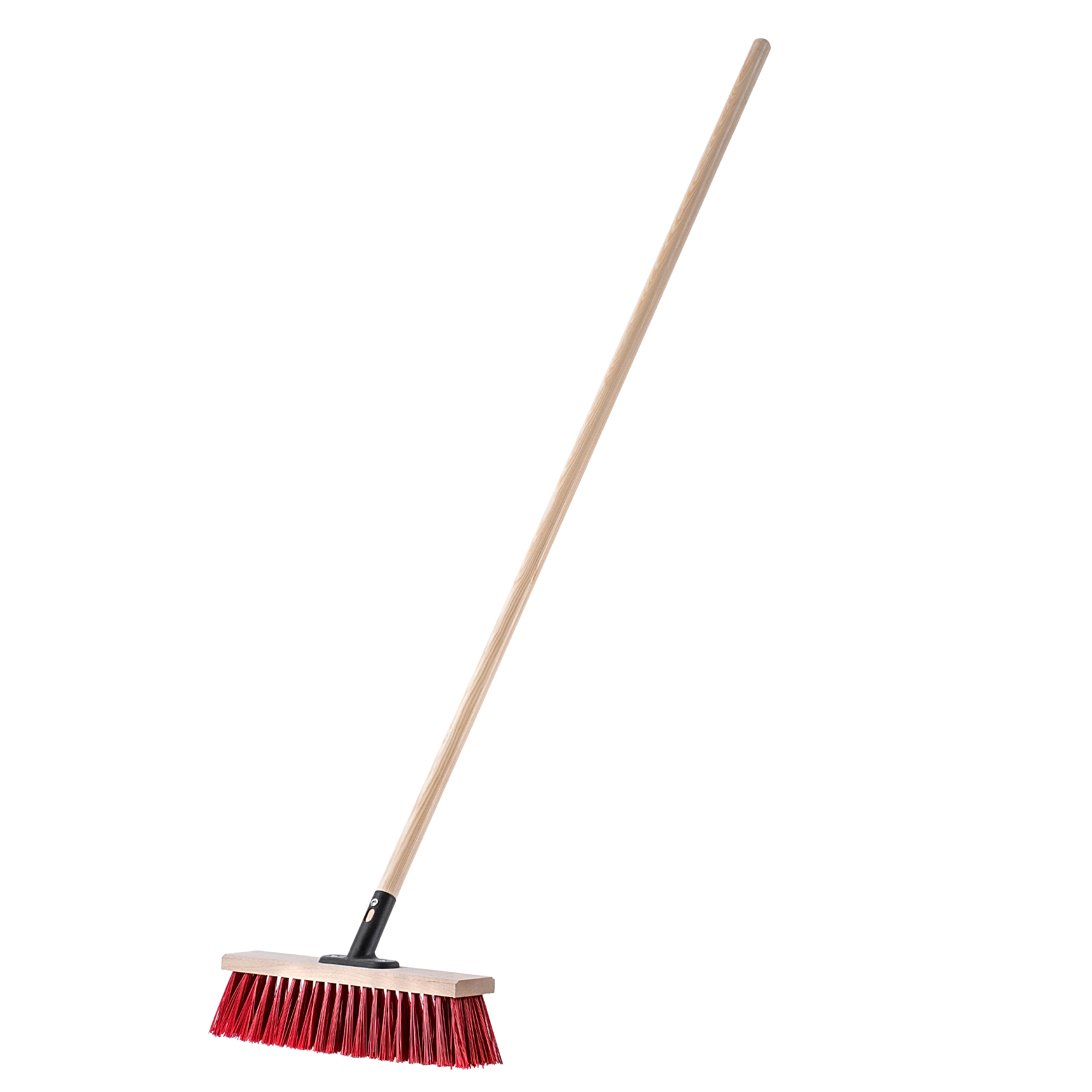 Szczotka ulicówka Treia 40 cm, czerwona