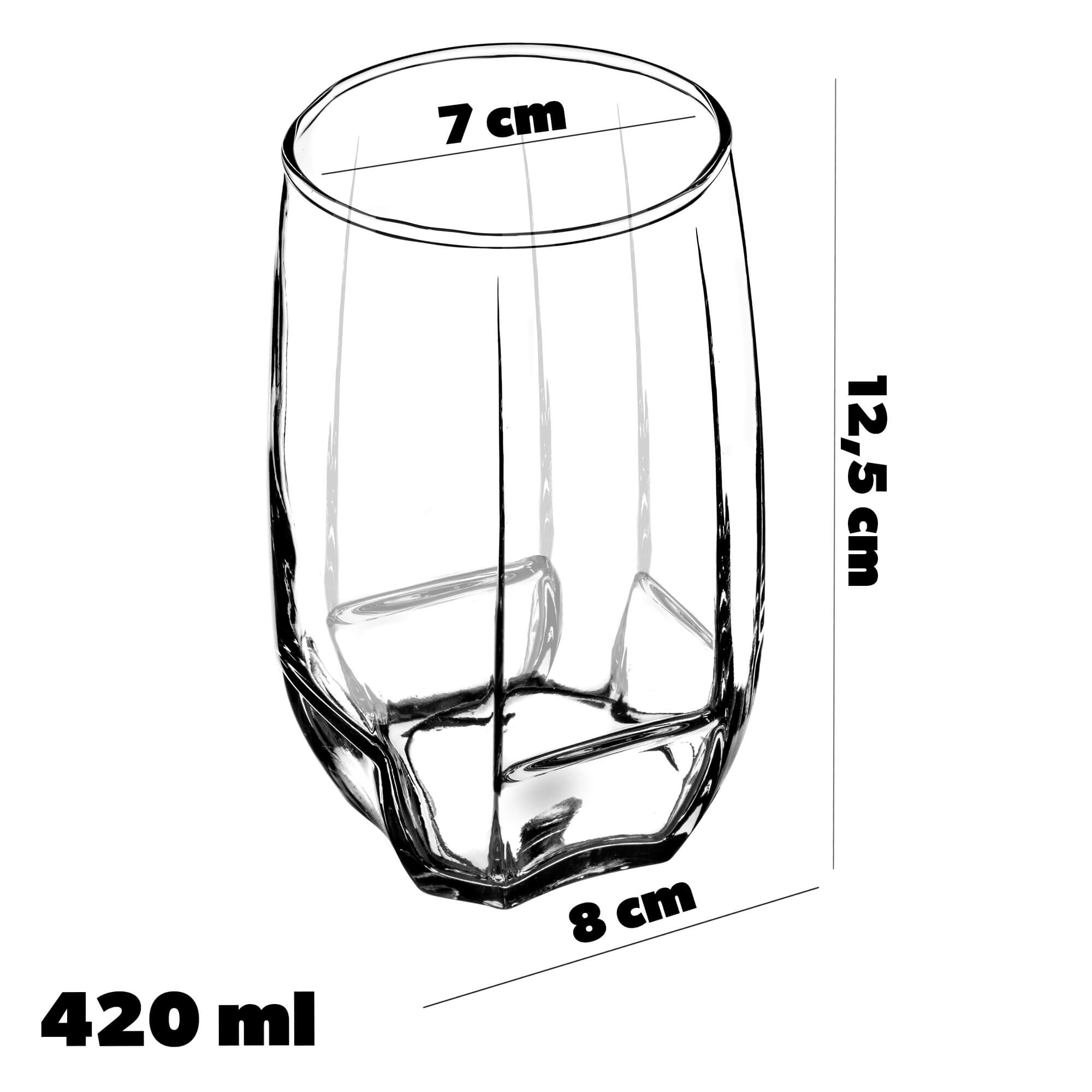 Szklanki do napojów i drinków Asti 420 ml, 4 szt.