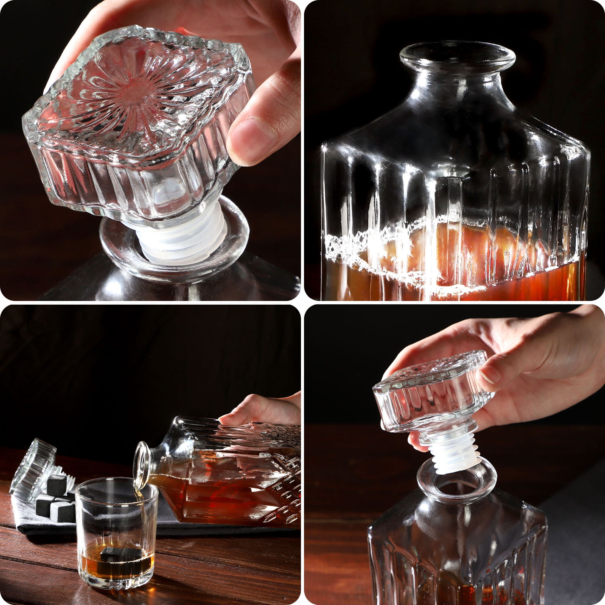 Karafka do whisky Savona, pakiet 2 szt