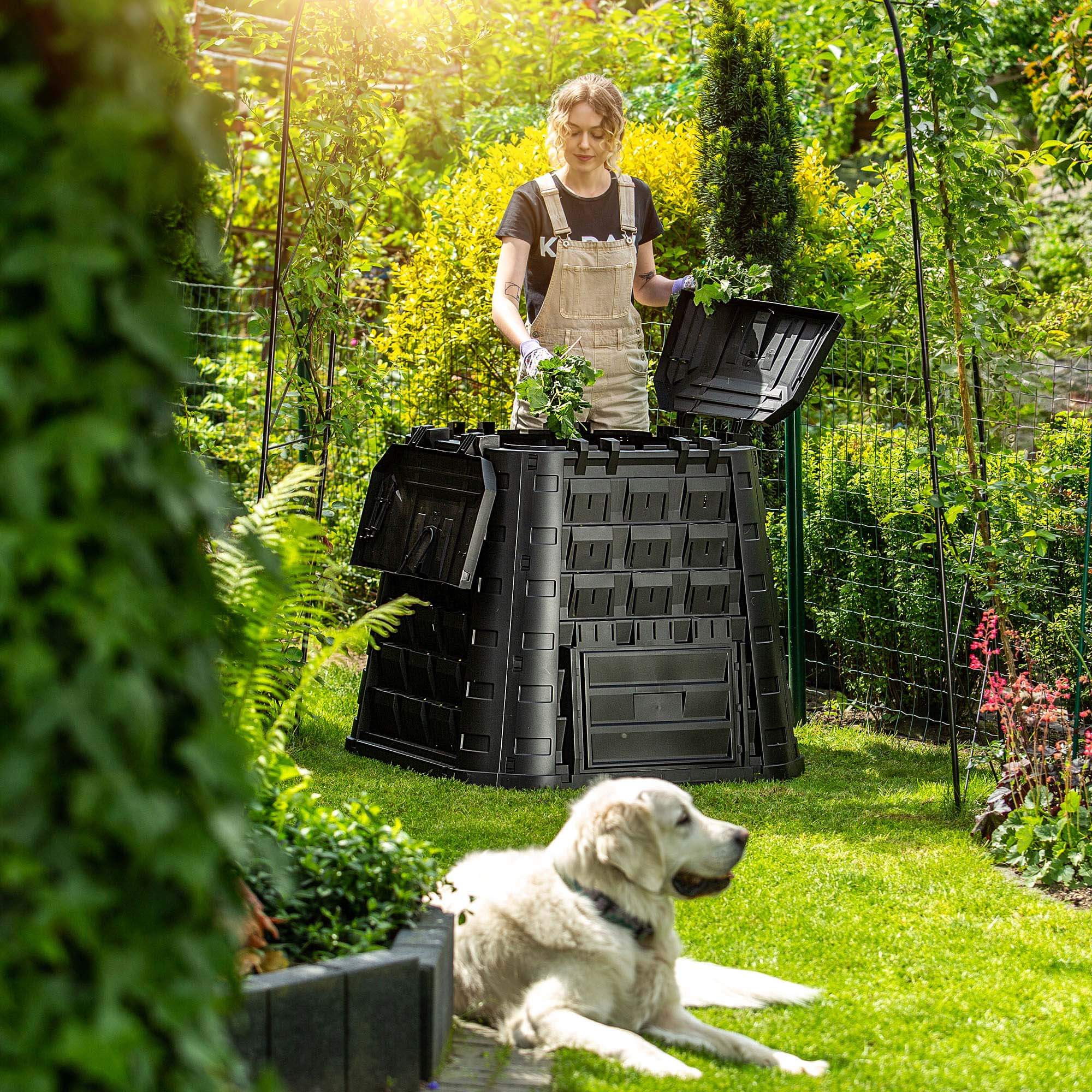 Kompostownik ogrodowy Yutz 450L