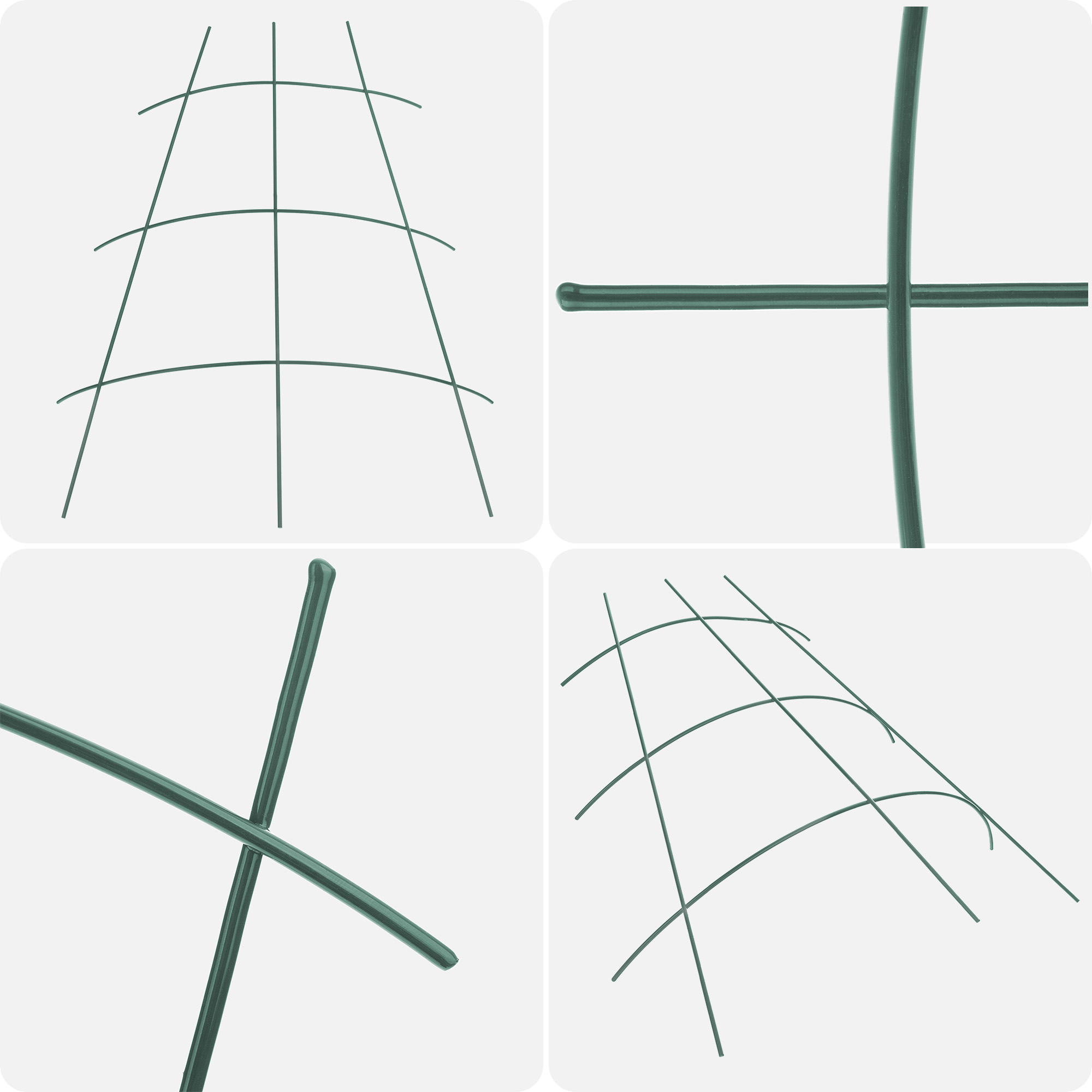 Podpora doniczkowa do roślin zielona Chieti, 3 szt.