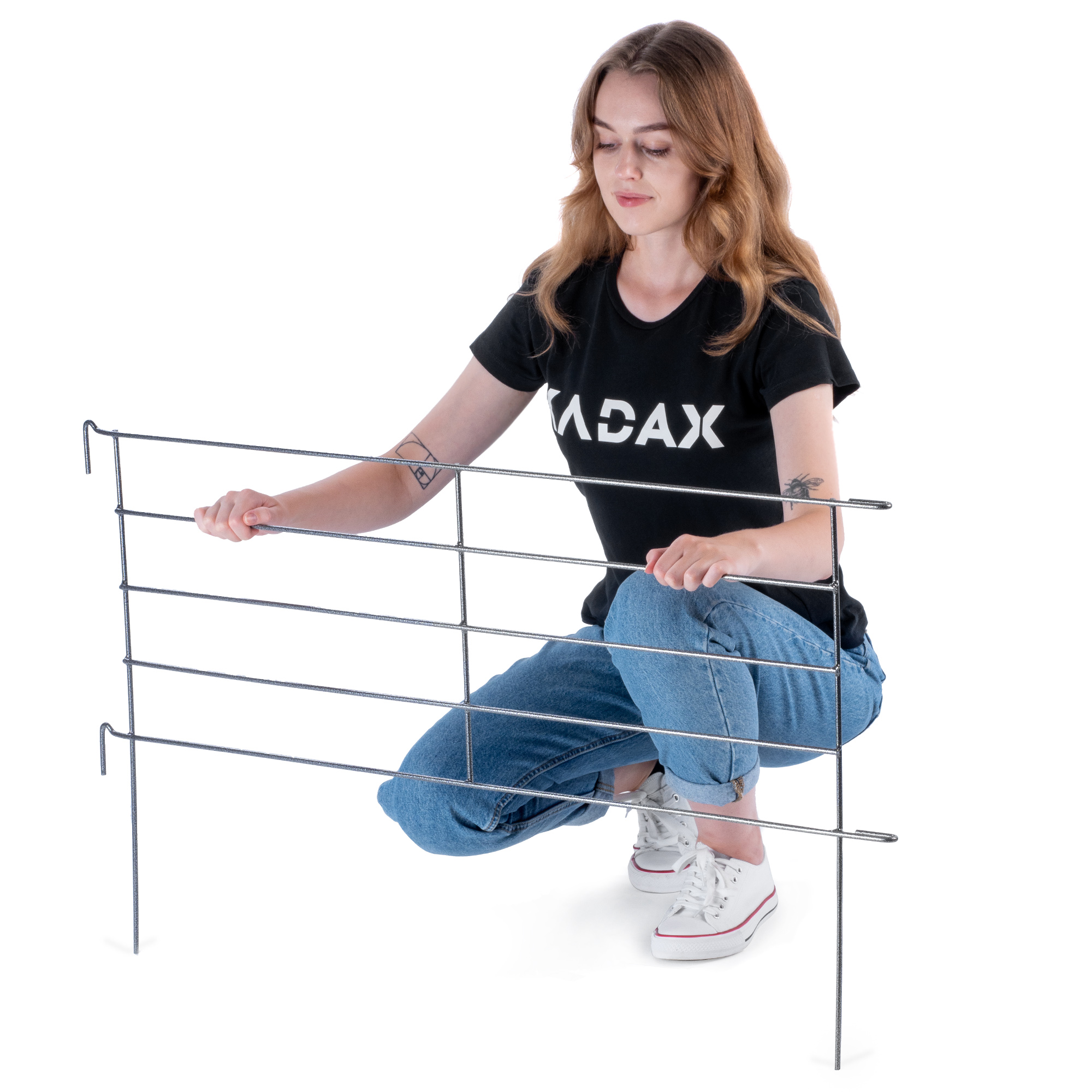 Płotek ogrodowy stalowy Linz 99cm