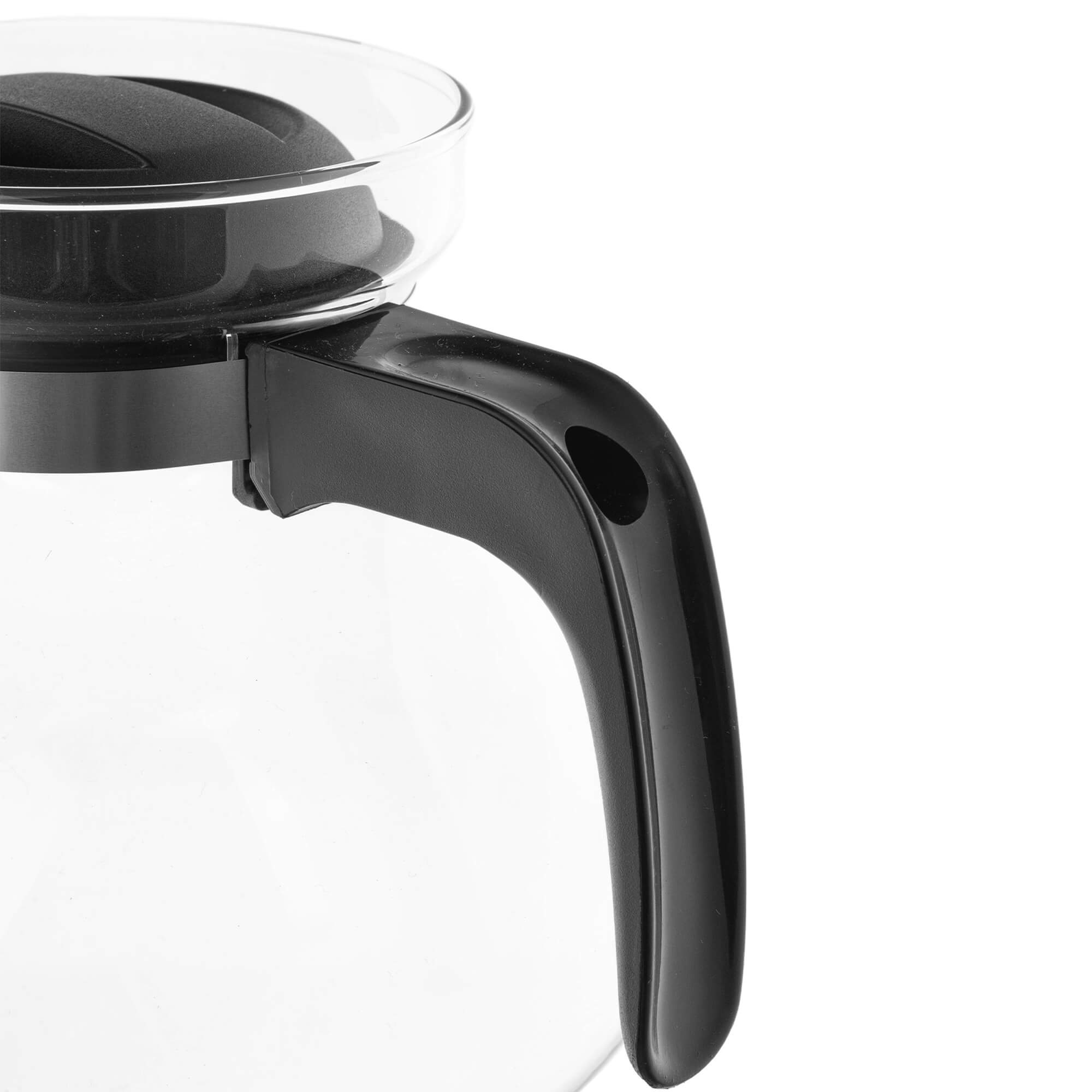 Dzbanek żaroodporny Flond, 1,7L, czarny