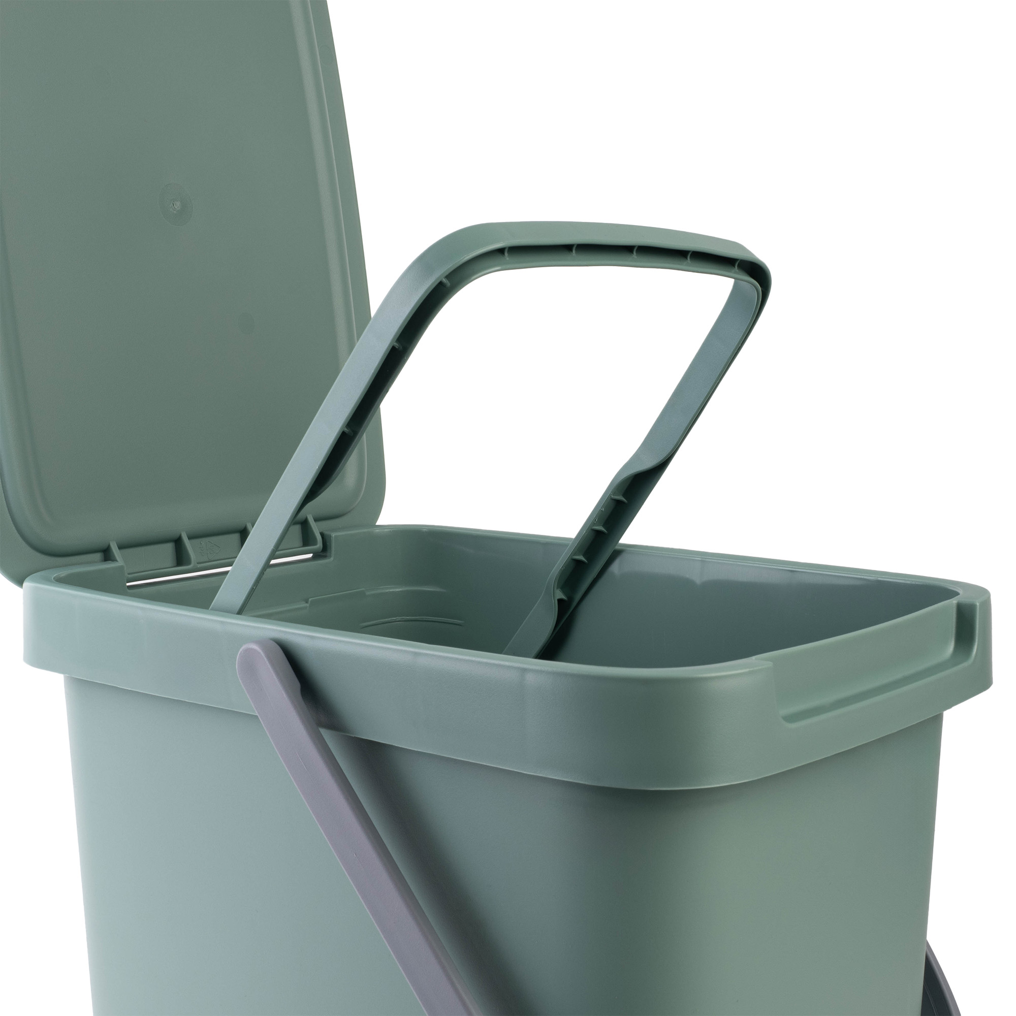 Kosz na śmieci Salans jasny zielony 6L