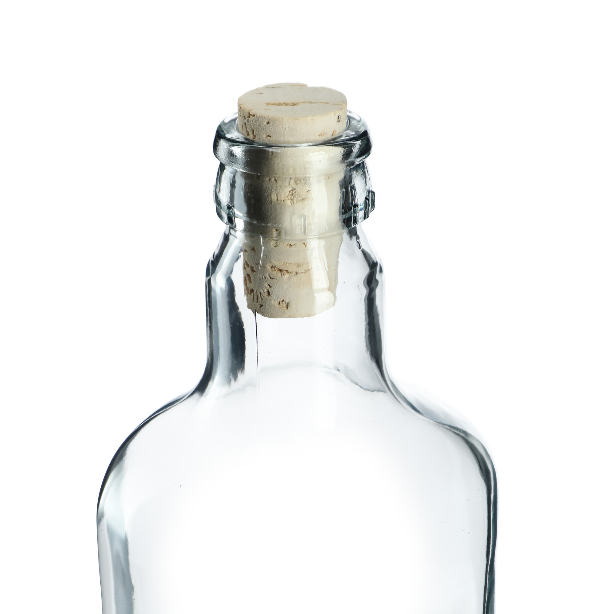 Butelka z korkiem Rotzo 0,7L z korkiem fi21, 8 szt.