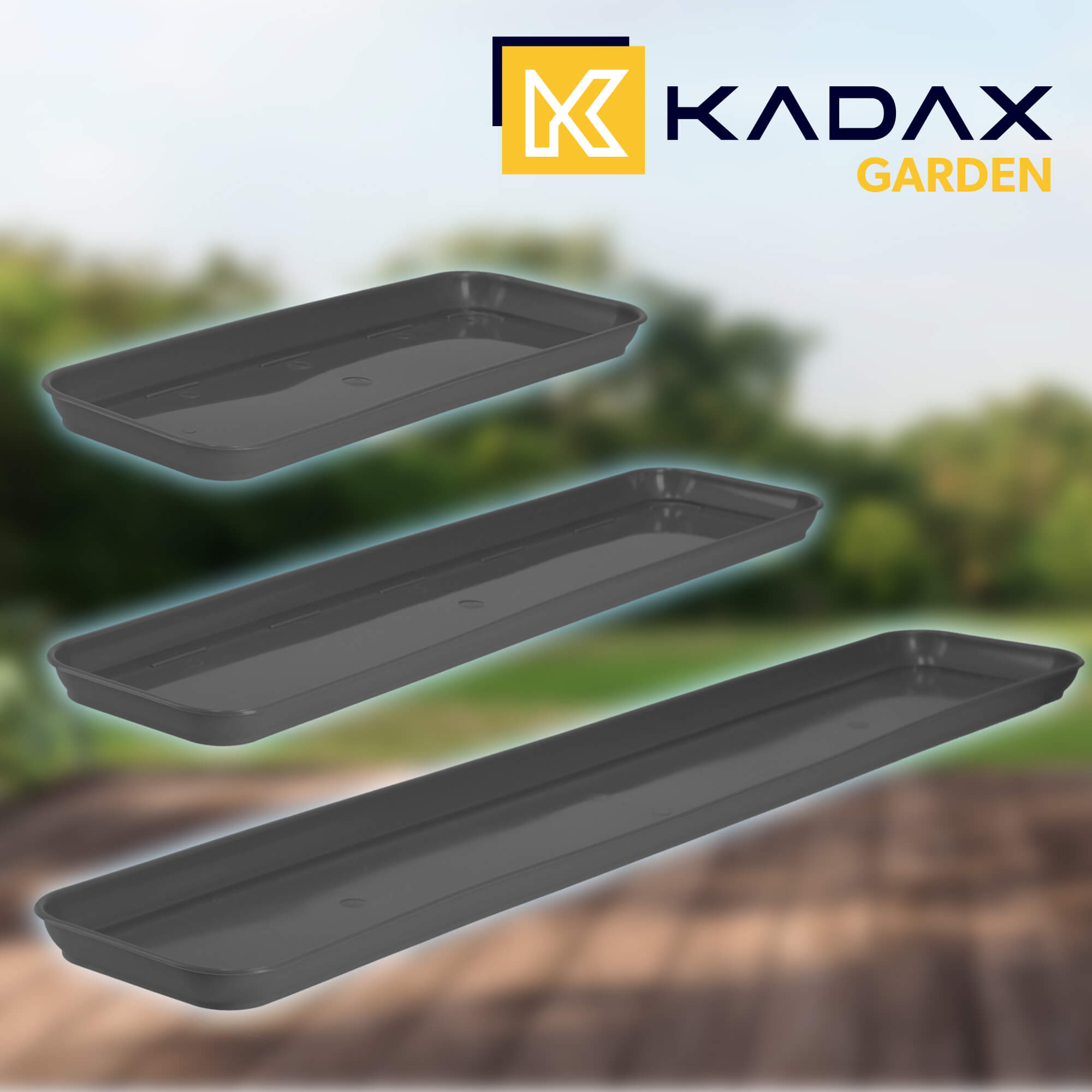 Podstawka na skrzynkę balkonową Evron 40 cm, antracyt