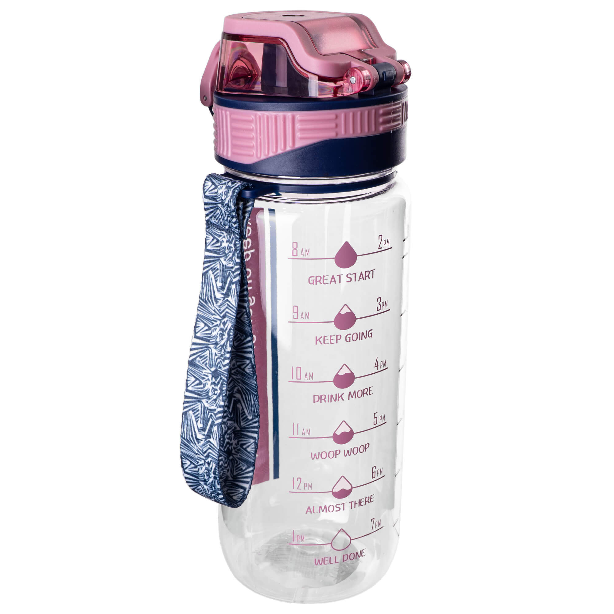 Butelka tritanowa na wodę Alpo 750ml bidon różowy