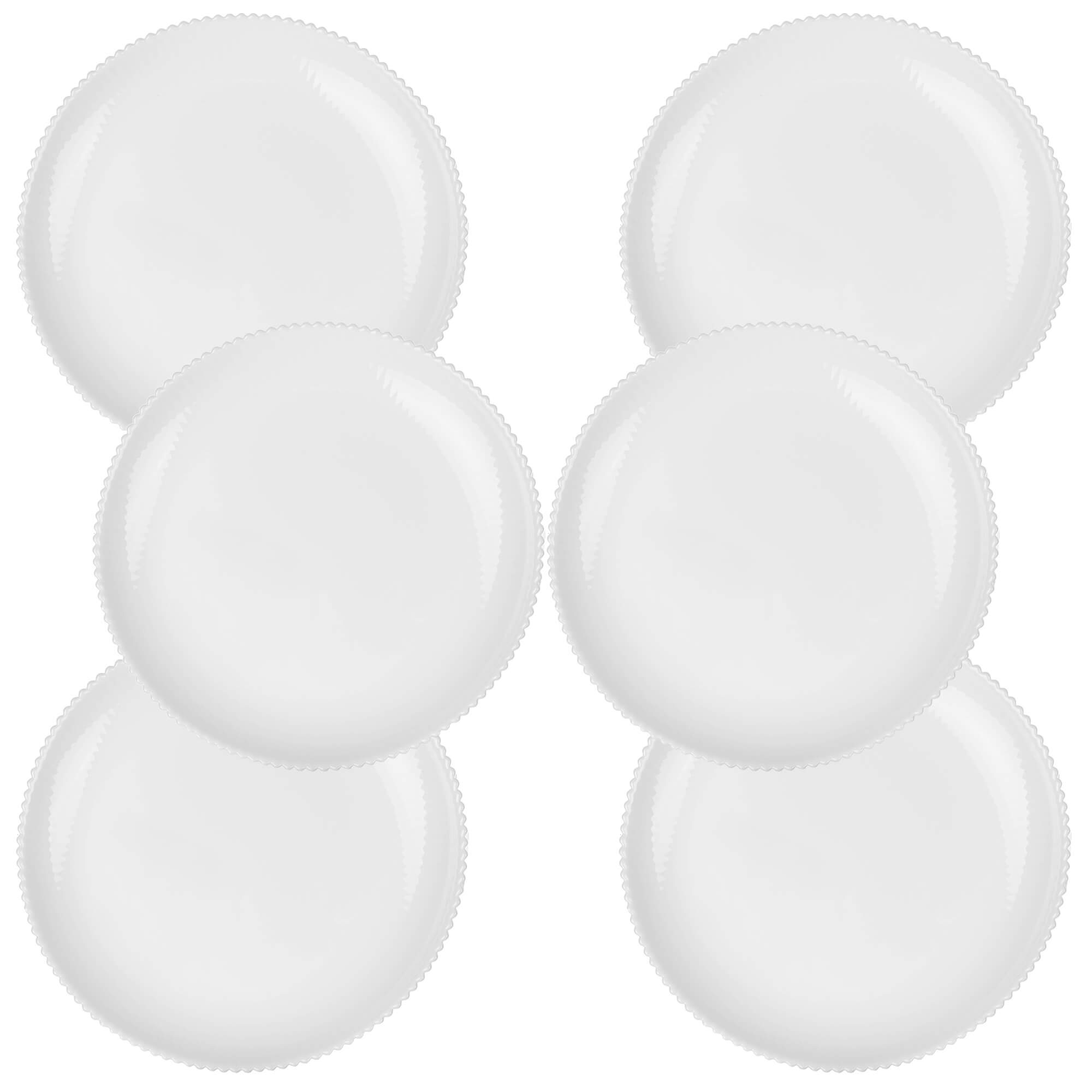 Talerz deserowy Regno 19 cm biały 6 szt.