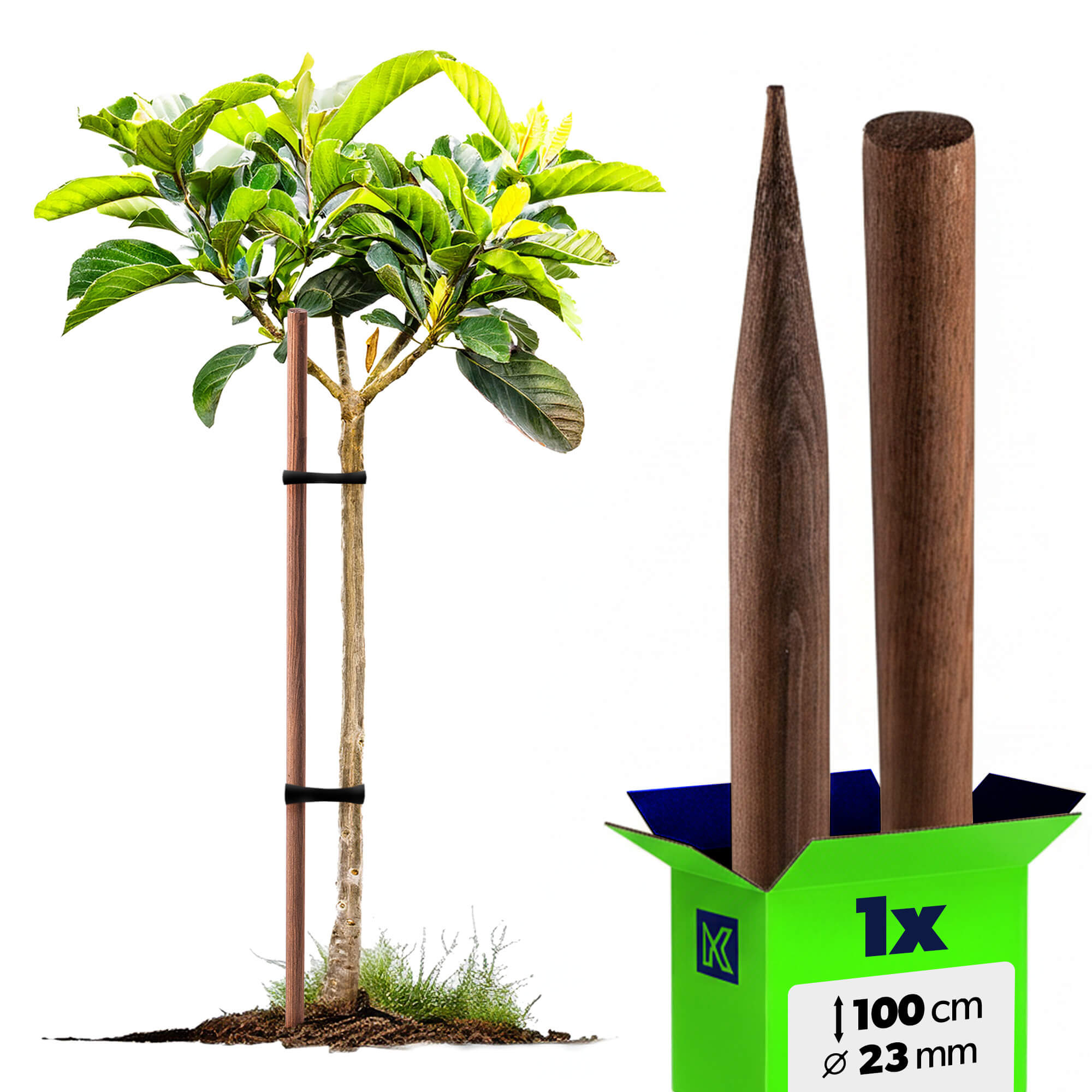 Podpora do roślin drewniana Utre palik impregnowany 23 mm x 100 cm 1 szt.