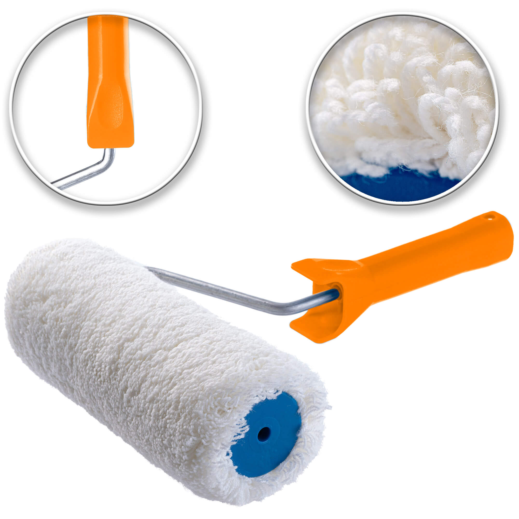 Wałek malarski z rączką Cassiar 20 cm, biały