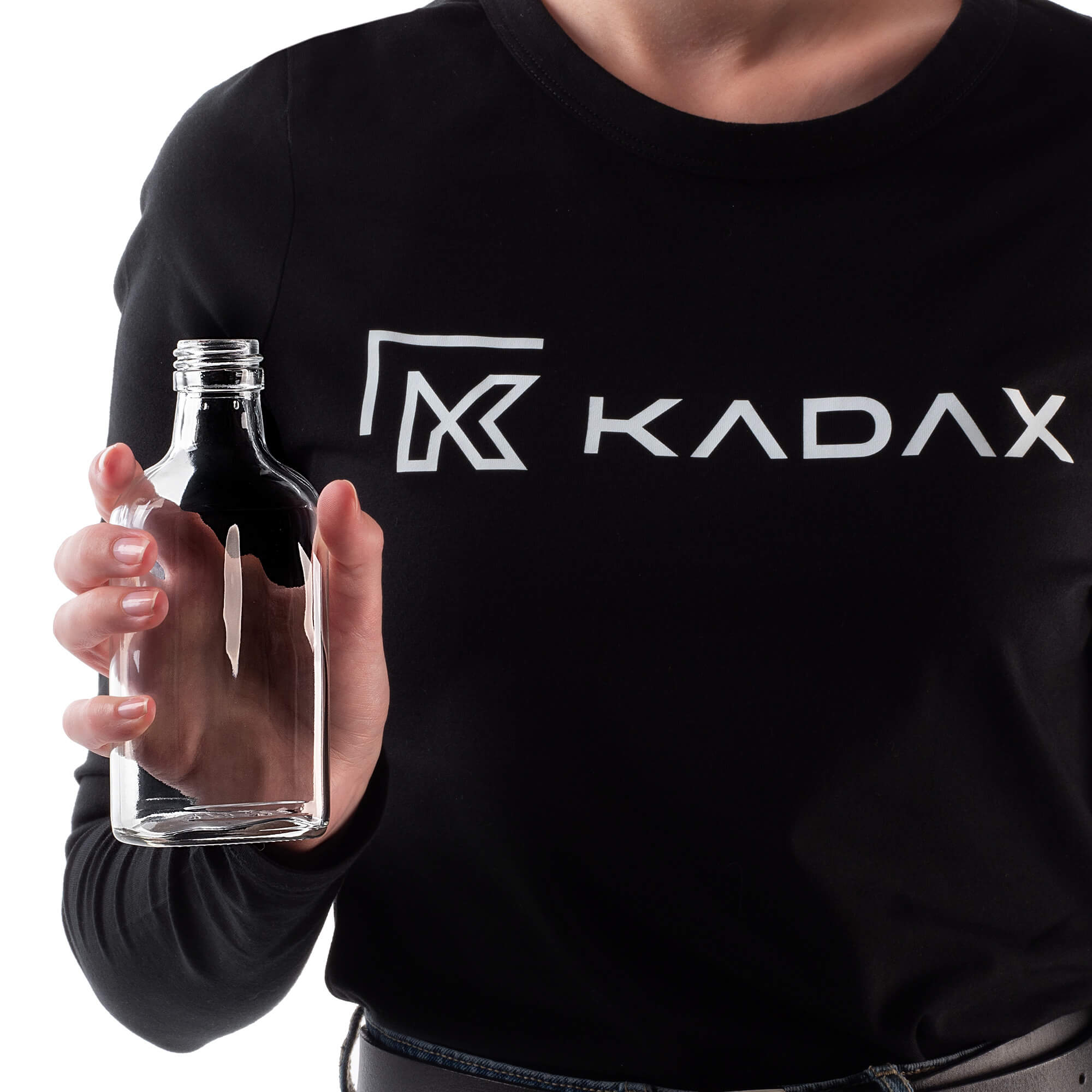 Butelka piersiówka Viane 200ml z granatową zakrętką 50 szt.