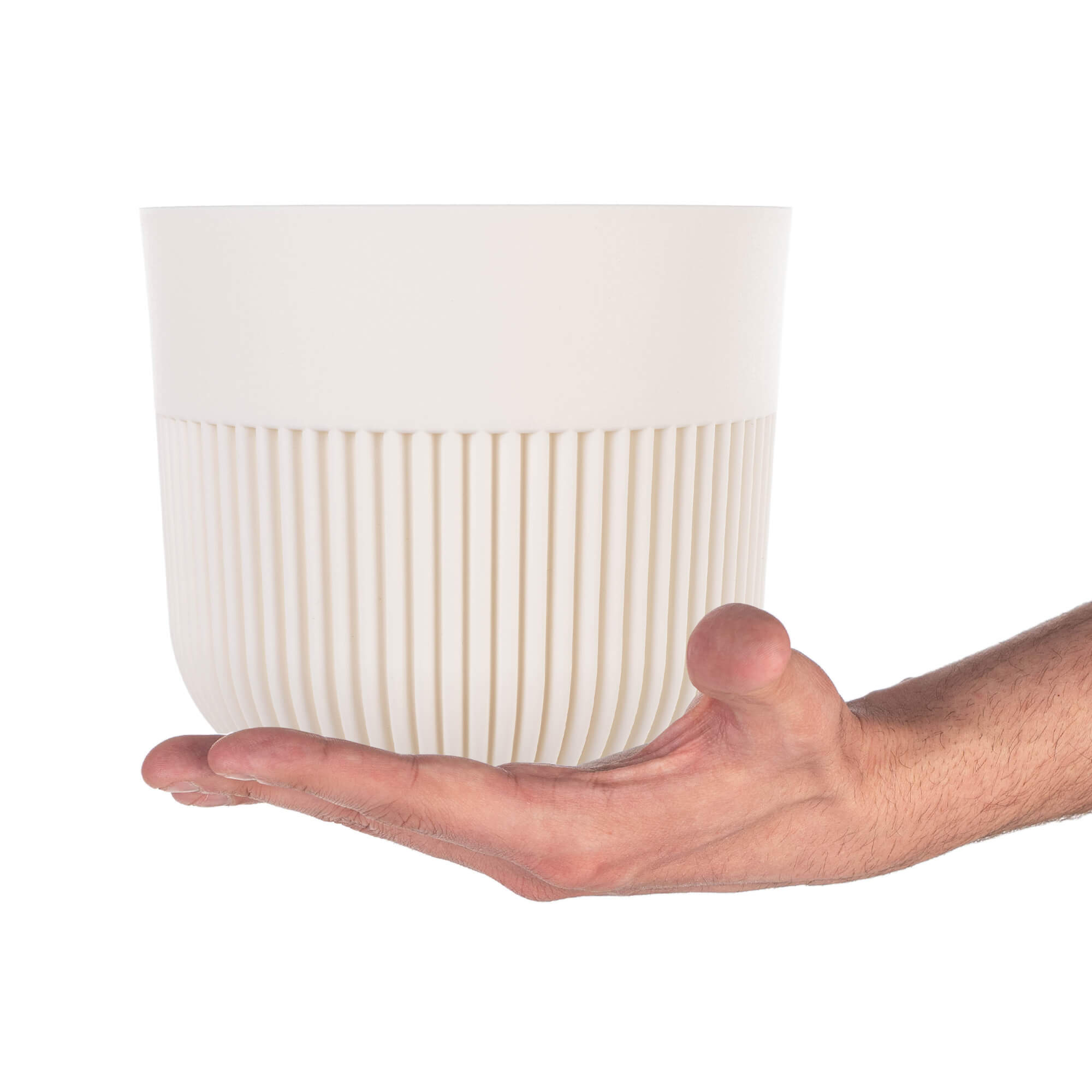 Doniczka osłonka Ornon 15 cm ekri