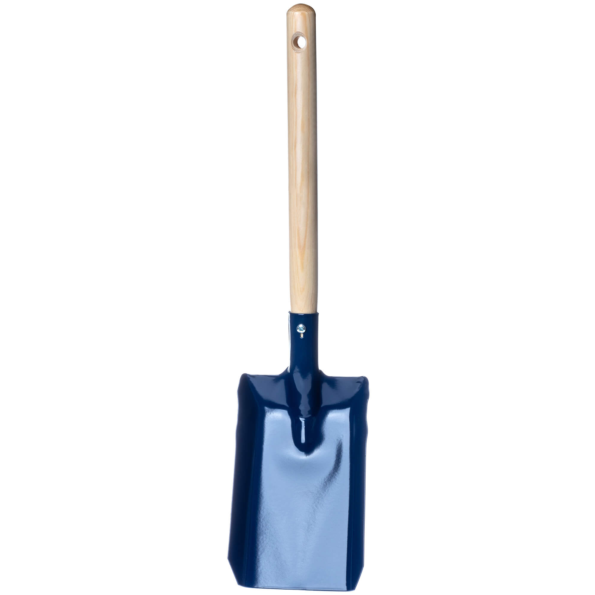 Stalowa łopatka do popiołu Horn 46 cm, niebieska
