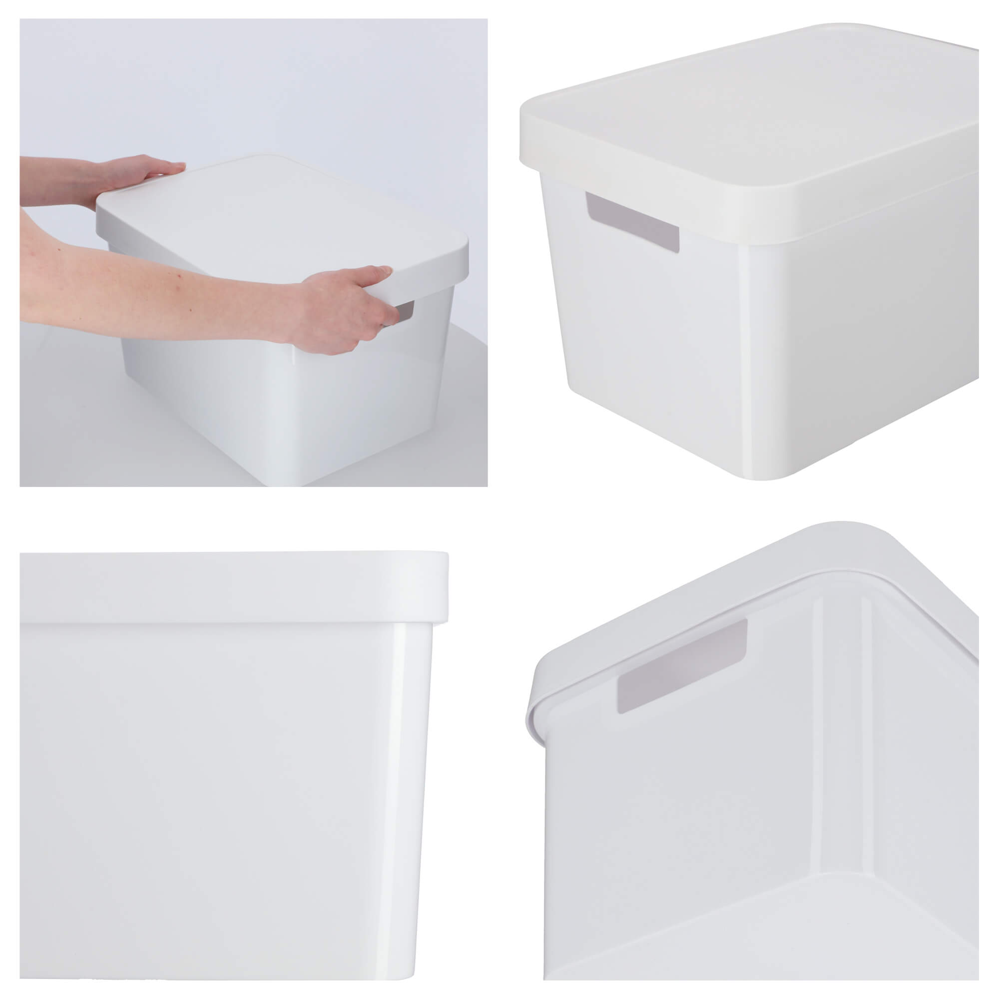 Pojemnik z pokrywką Curver Infinity 45L, biały