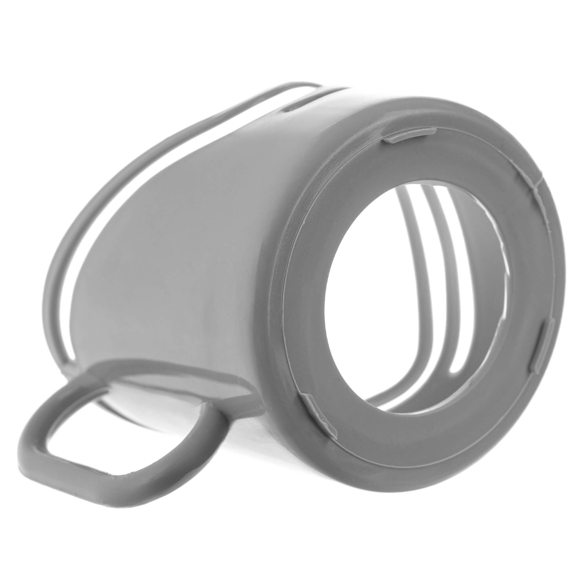 Koszyczki do szklanek Lauro 6.5 cm jasny popiel 6 szt.