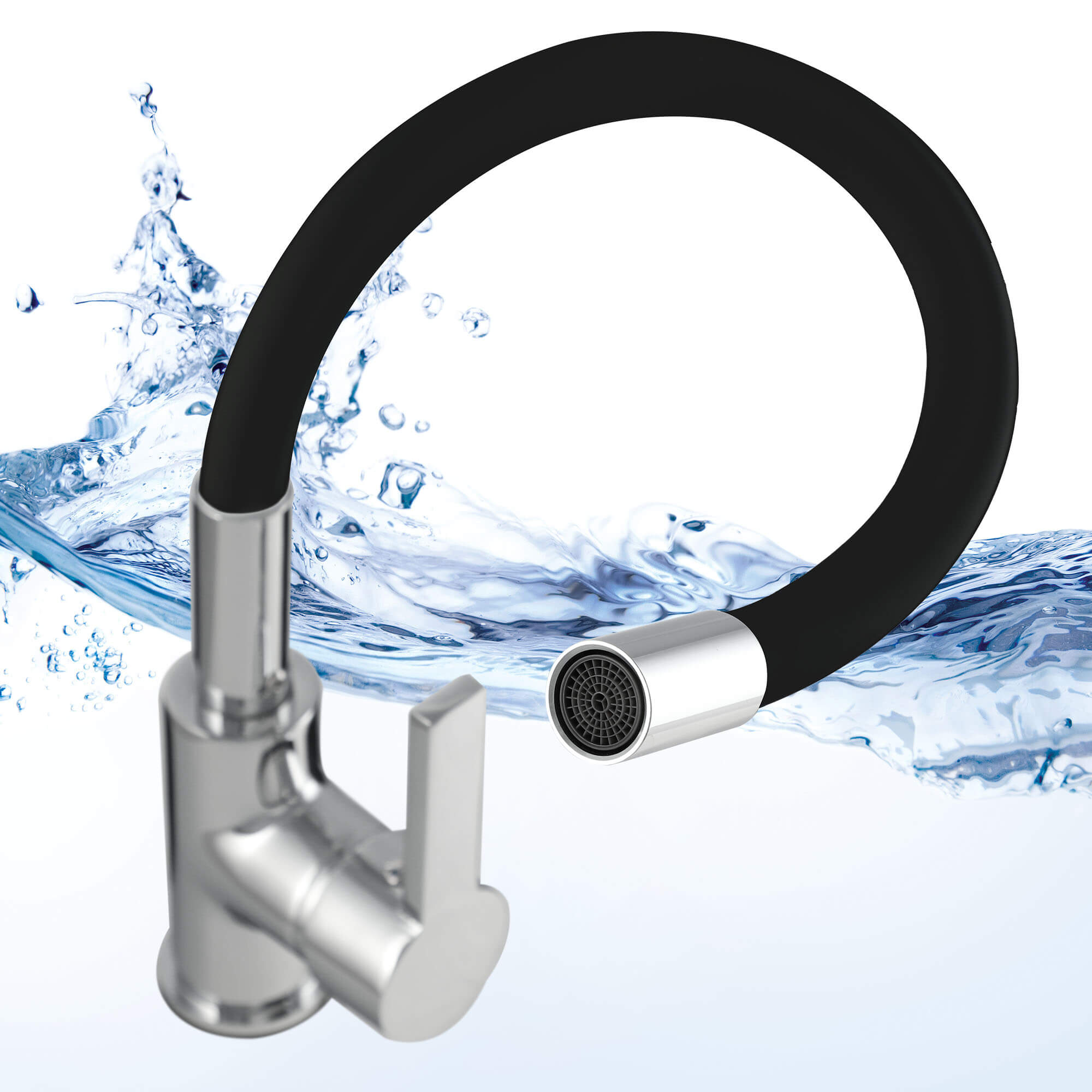 Bateria kuchenna Gospo Flex stojąca, czarna