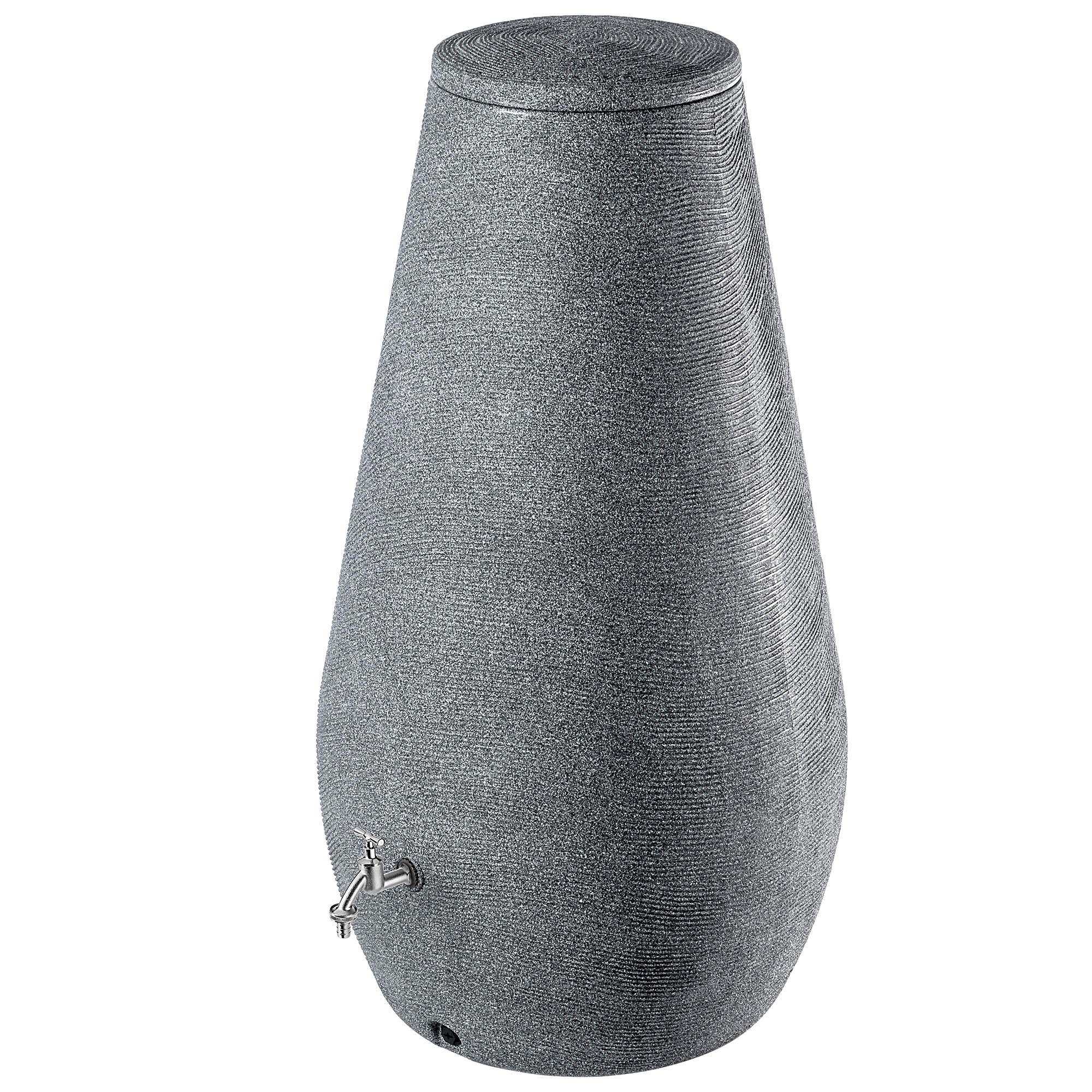 Zbiornik na deszczówkę Barbat 410L granit + zestaw przyłączeniowy