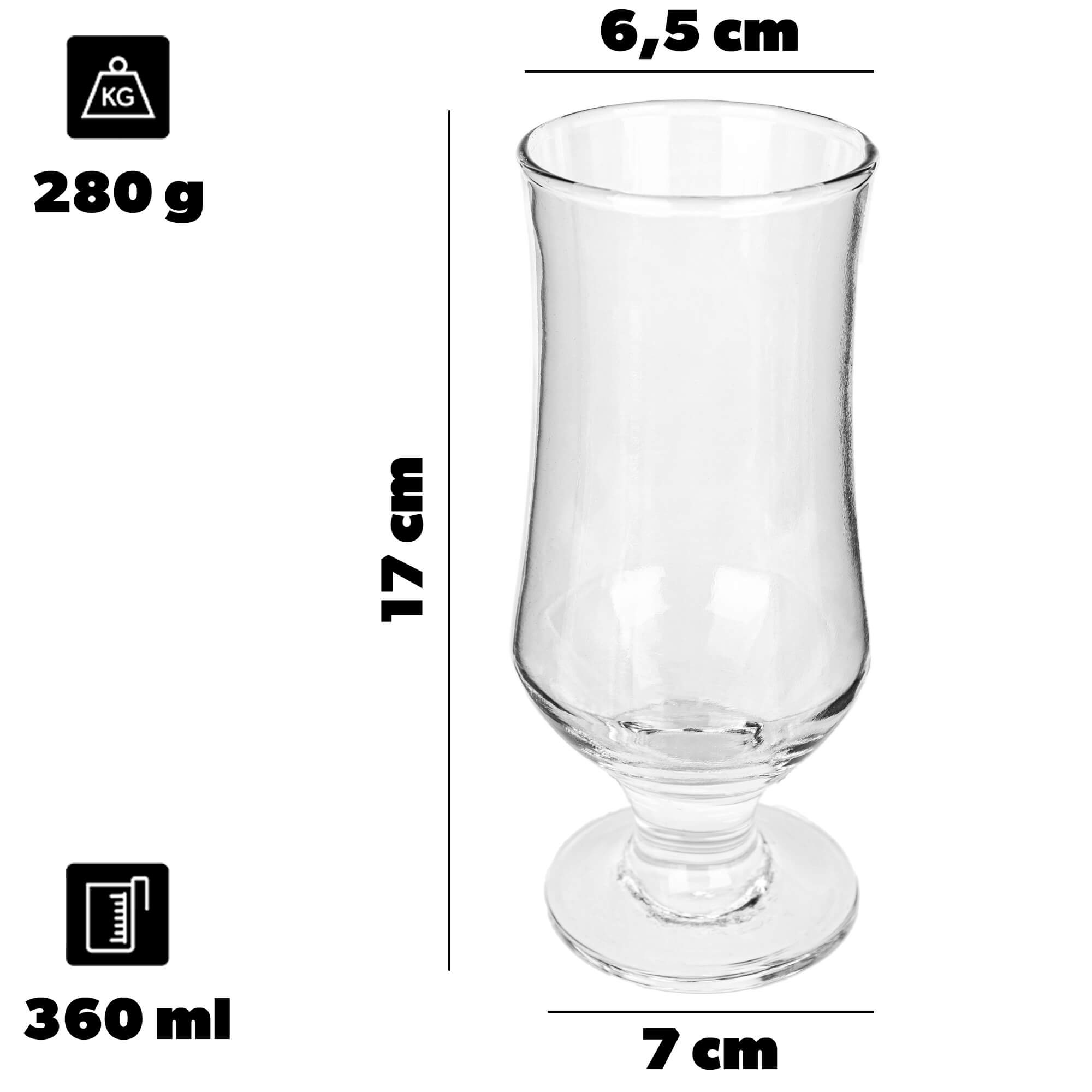 Kufle do piwa i zimnych napojów Bonefro 360ml 1 szt.