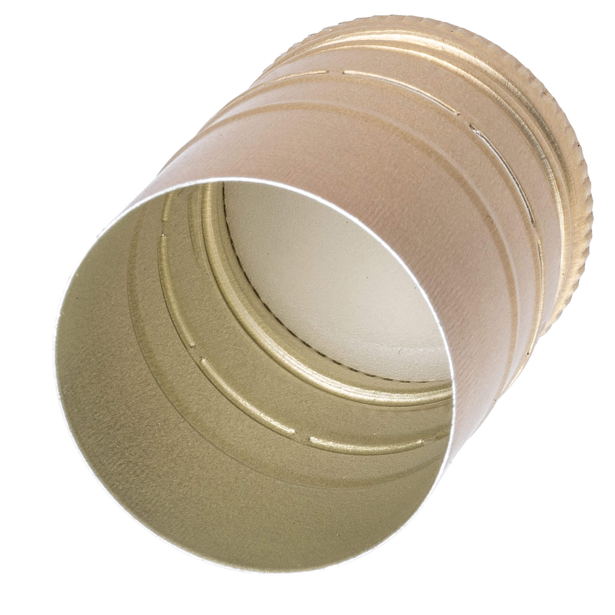 Aluminiowa zakrętka do butelek Annot fi 28mm długa złota 100 szt.
