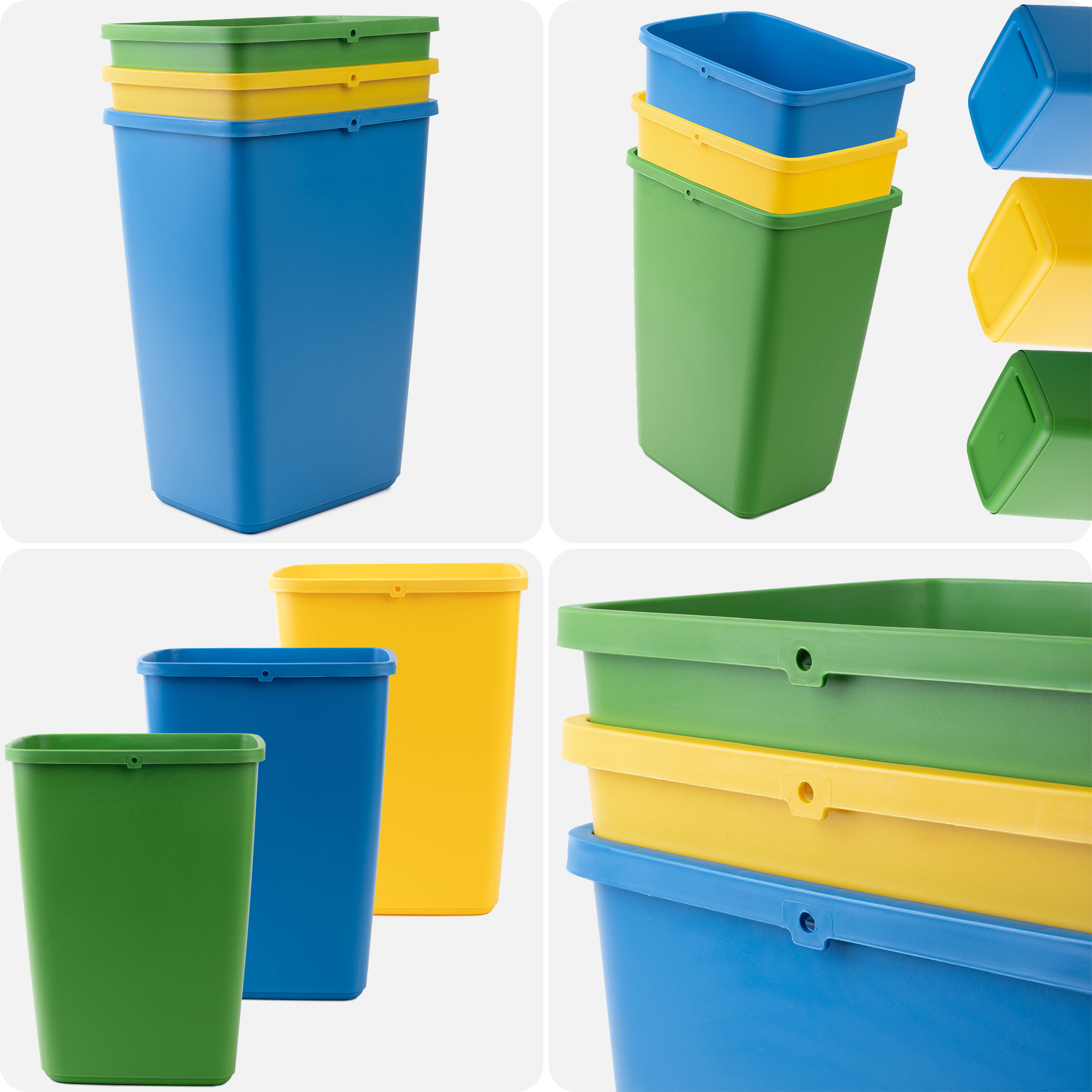 Kosz na śmieci komplet Malans 3x12L