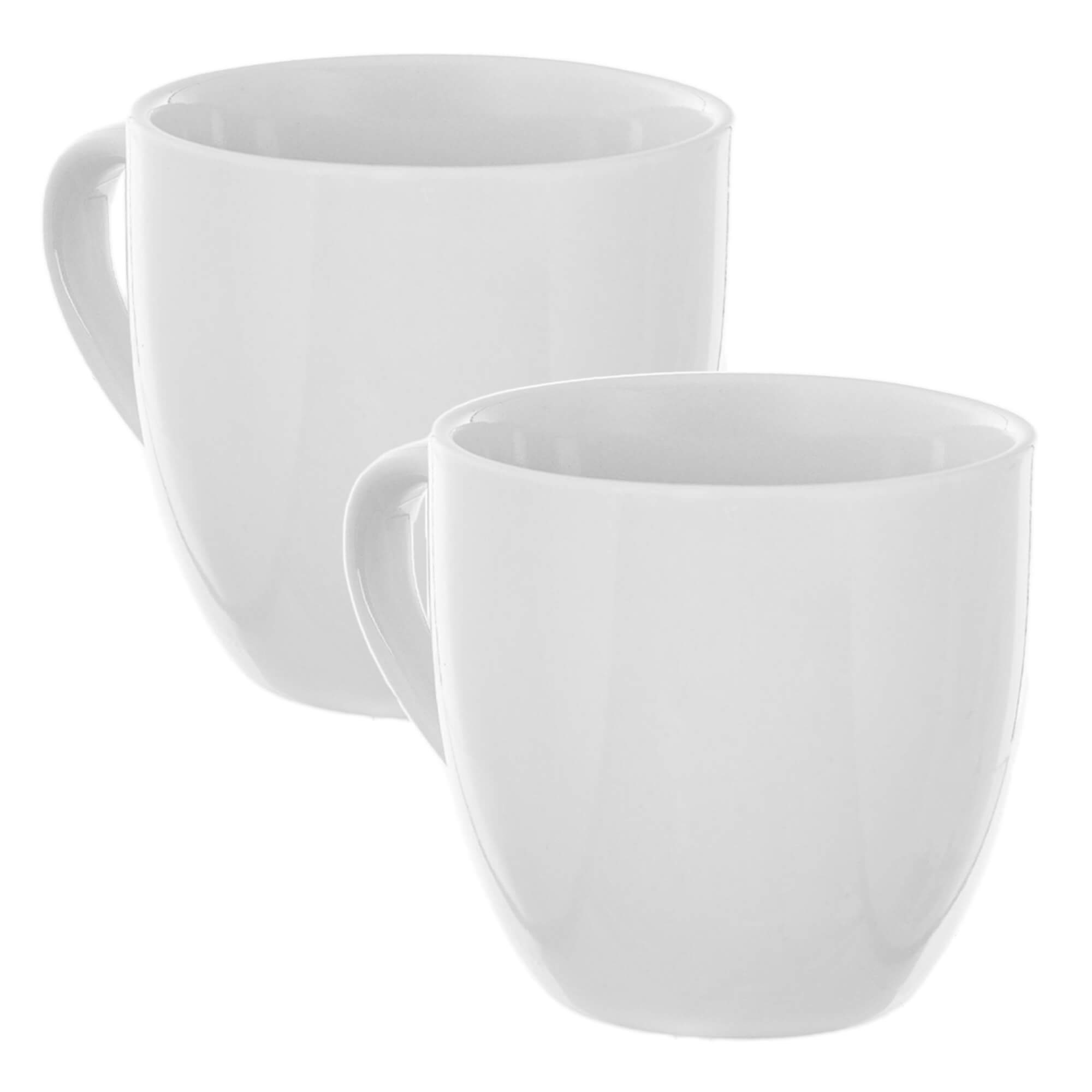 Dzbanek ceramiczny z podgrzewaczem Irais 1L + 2 kubki biały