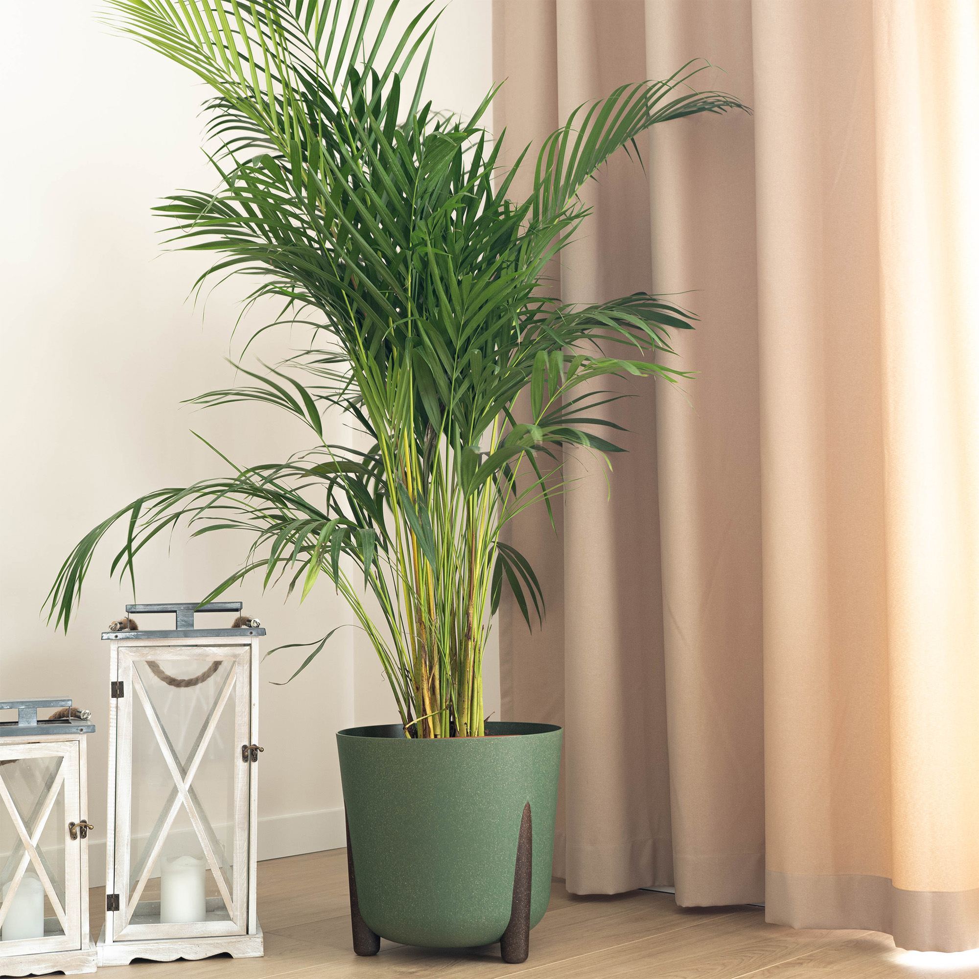 Doniczka osłonka Nauze 34cm zielona