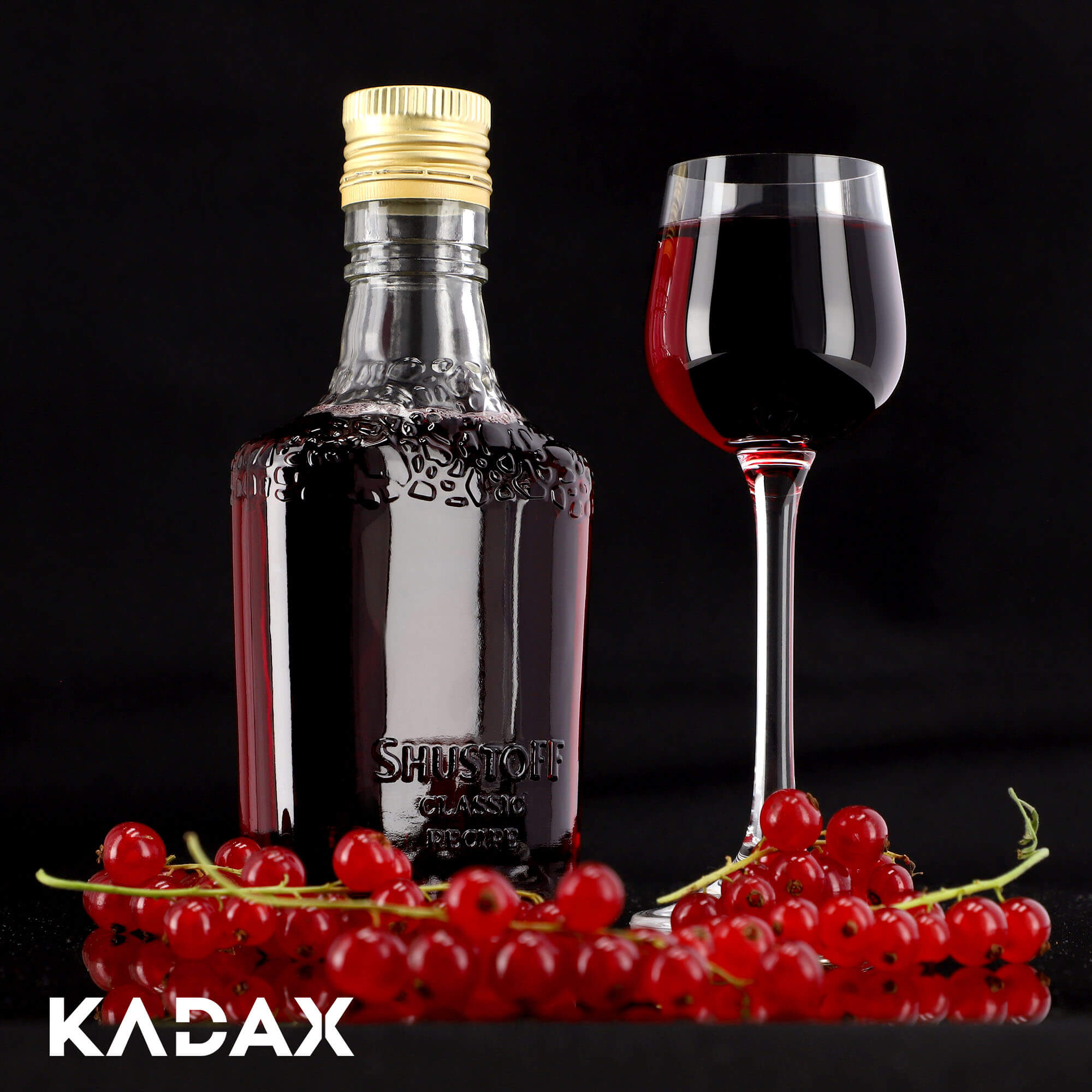 Szklana butelka z zakrętka Rumo 250 ml