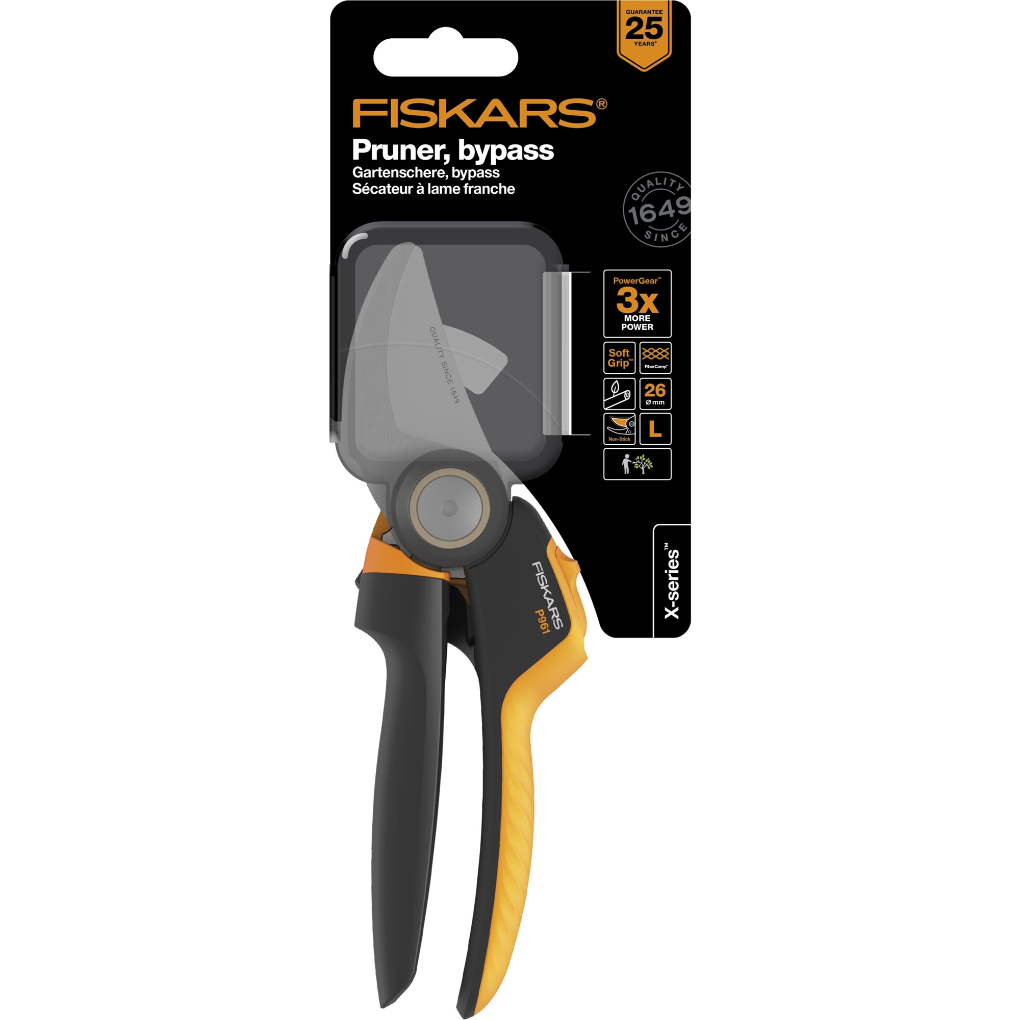 Fiskars 1057175 X-series Sekator nożycowy L (P961)